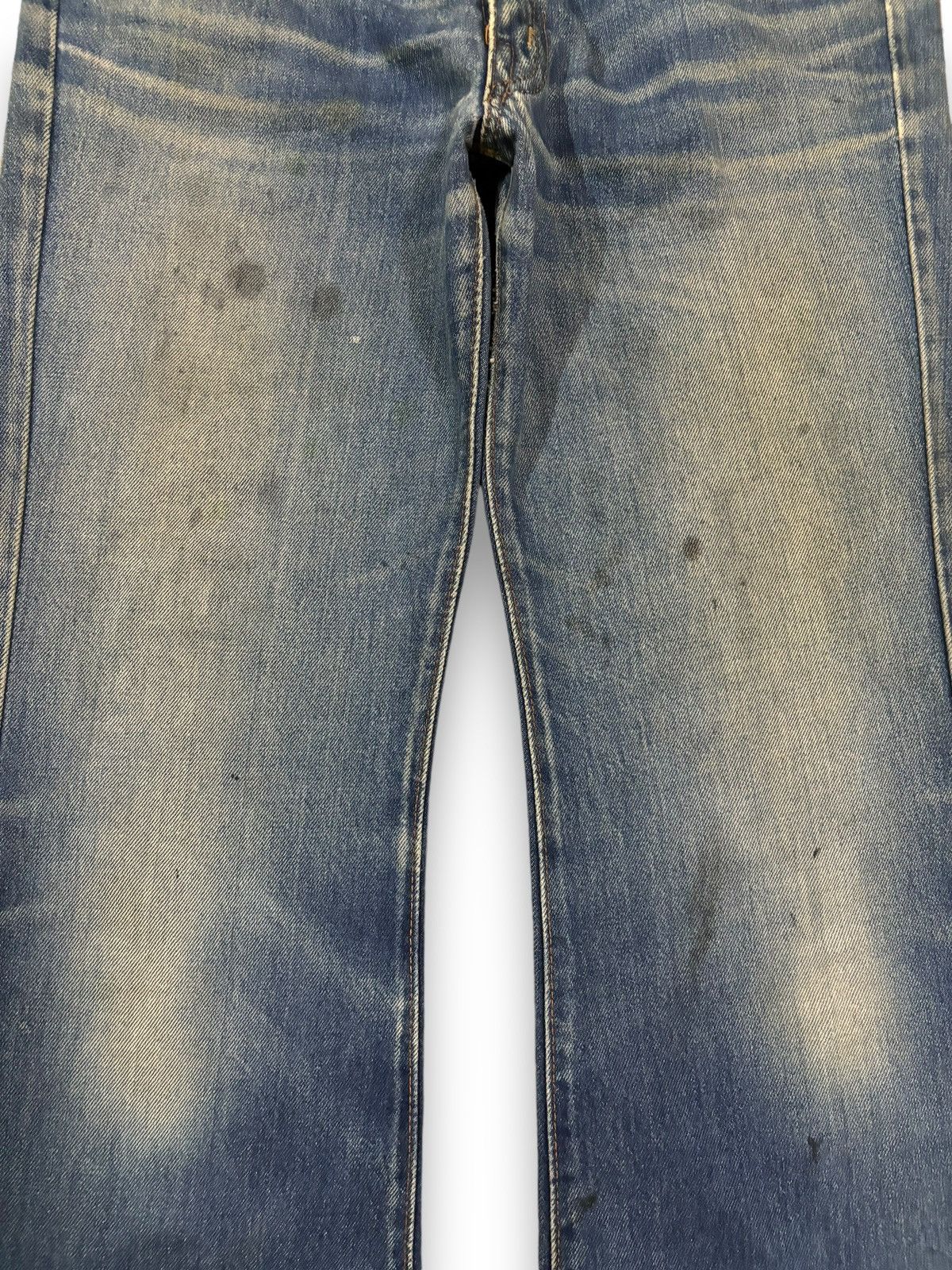 Big John Vintage 90s Japanese Brand Mud Wash Flare Bell Bottom Jeans Size US 30 / EU 46 - 6 Thumbnail