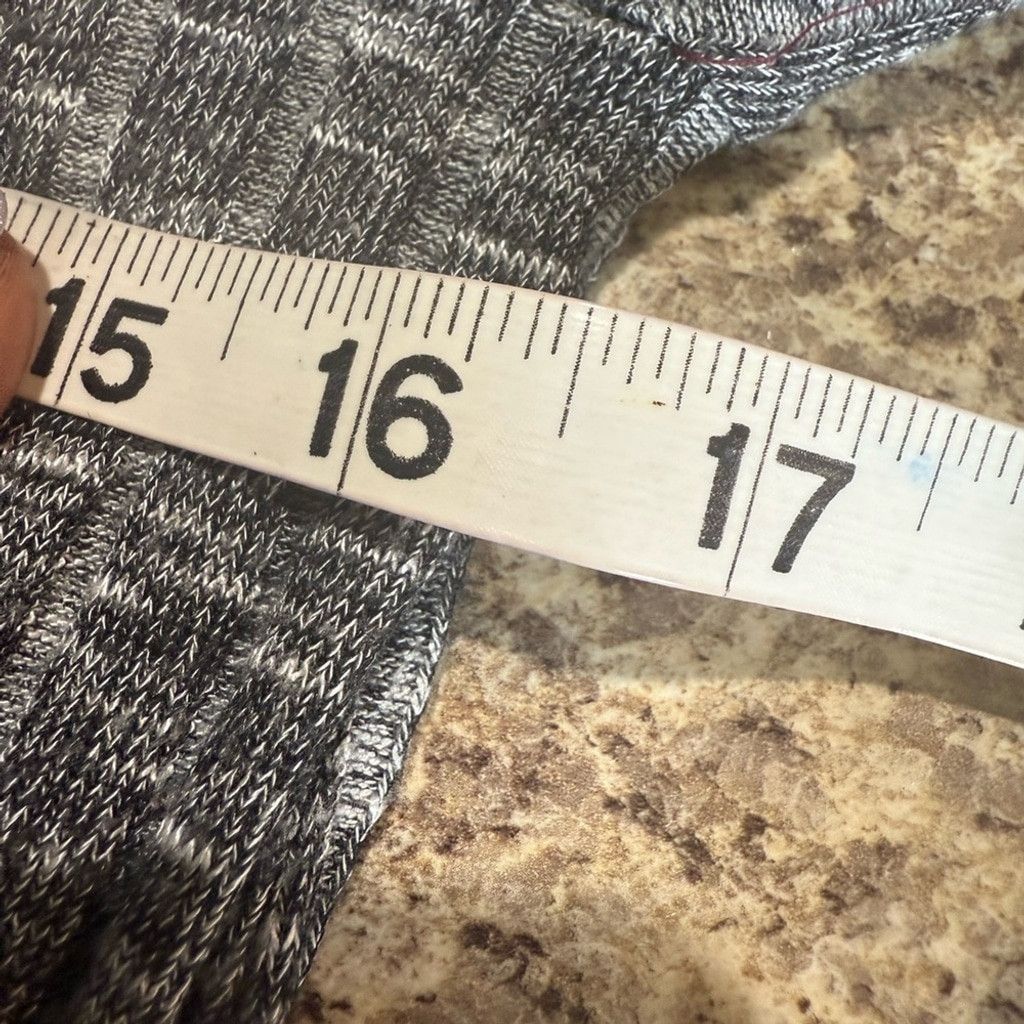 Anthropologie Anthropologie Charcoal Ribbed V-Neck Tunic Size XS / US 0-2 / IT 36-38 - 5 Thumbnail