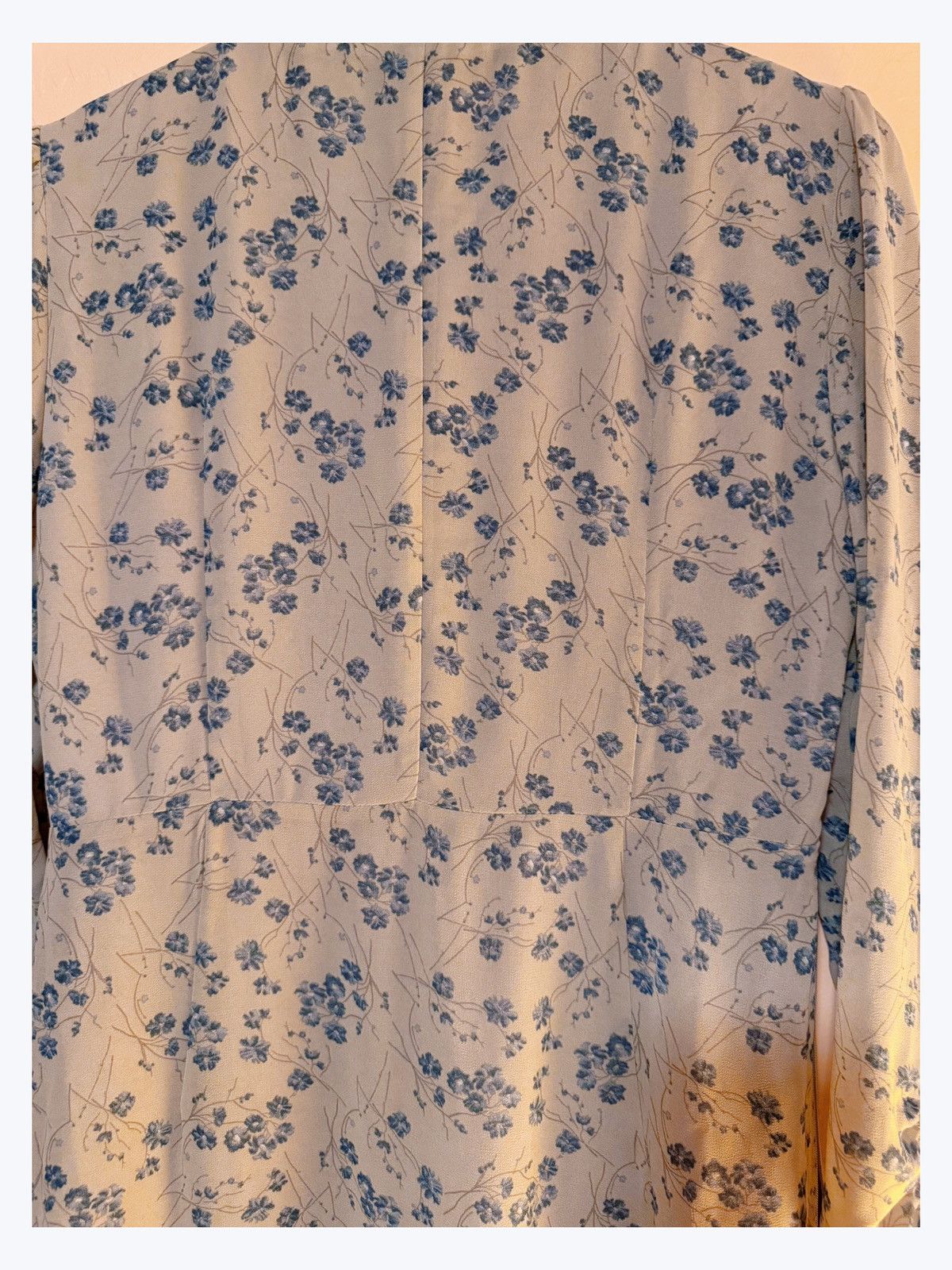 Other Vintage-Inspired Floral Midi Dress – Romantic Cottagecore Size L / US 10 / IT 46 - 8 Thumbnail