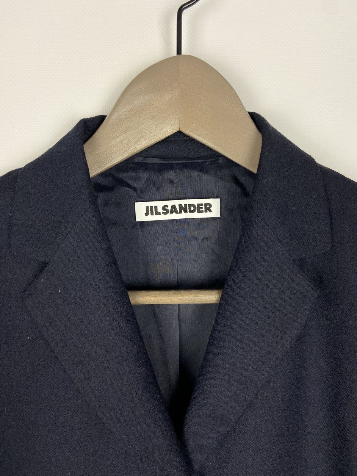Jil Sander Jil Sander Blue Women's Button Wool Blazer Sz 34 Size XXS / US 00 / IT 34 - 3 Thumbnail