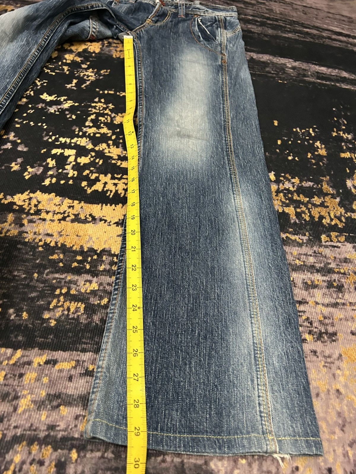 Edwin Vintage Edwin Mud Wash Flare Jeans Size US 28 / EU 44 - 21 Thumbnail