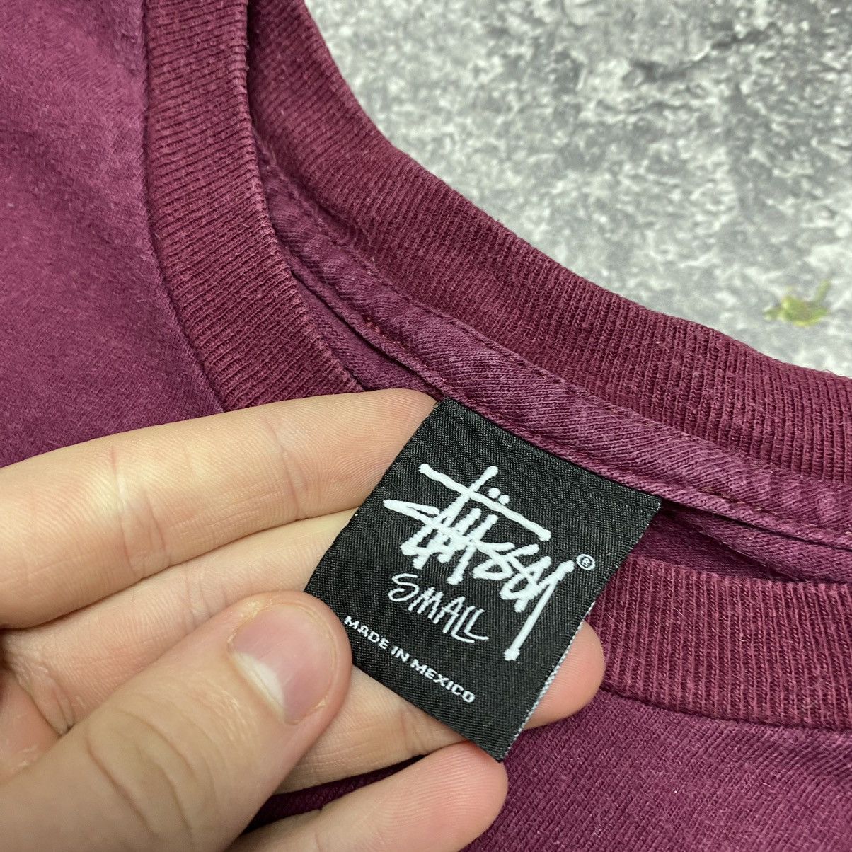 Stussy × Vintage Vintage Stussy Big Logo Made In USA y2k opium tee Size US S / EU 44-46 / 1 - 10 Thumbnail