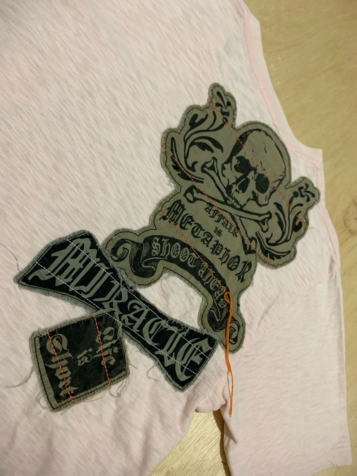 Hysteric Glamour × If Six Was Nine × Japanese Brand Y2k Thomas Hady Shooc Ahead Skull Tshirt Punk Style Size US M / EU 48-50 / 2 - 5 Thumbnail