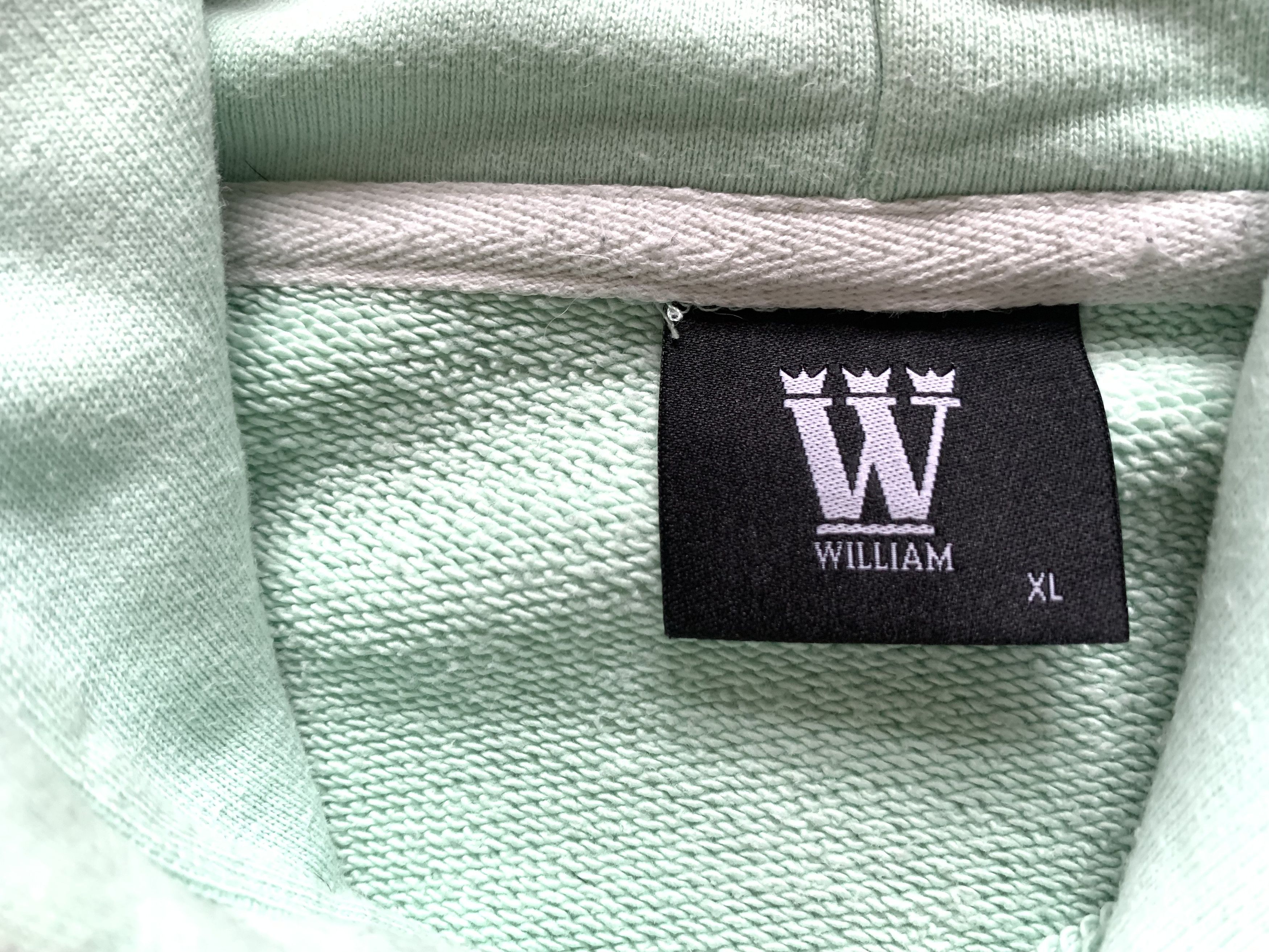 Designer William Cotton Turqouise Heavy Hoodie Size US XL / EU 56 / 4 - 6 Thumbnail