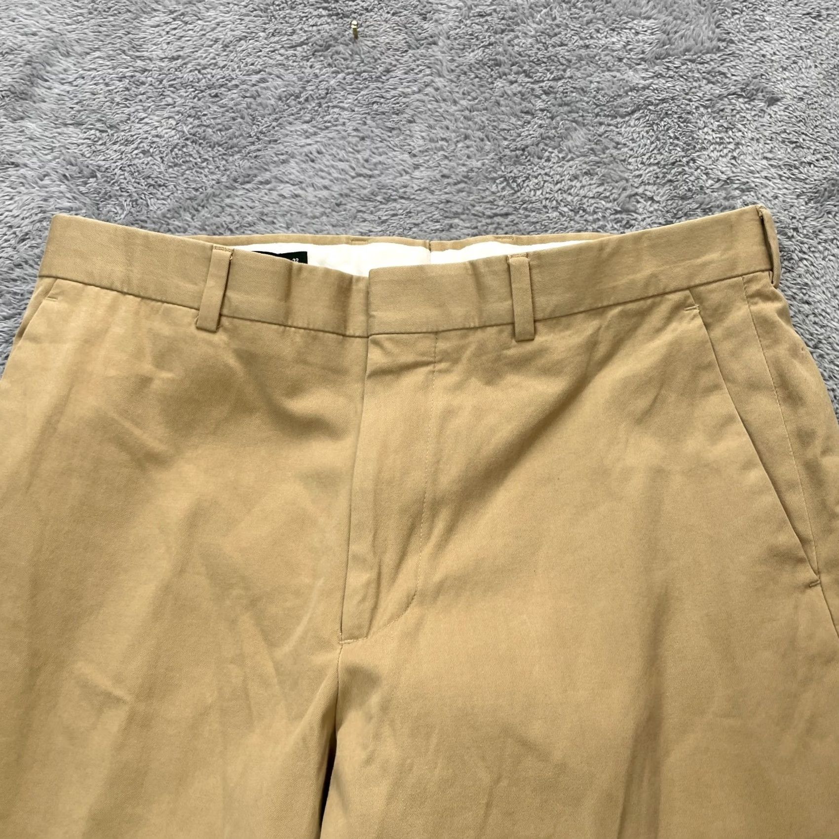 J.Crew VINTAGE J.CREW PANTS Mens 32x32 Brown Dress Straight Leg Cotton Business Formal Pants Size US 32 / EU 48 - 6 Thumbnail