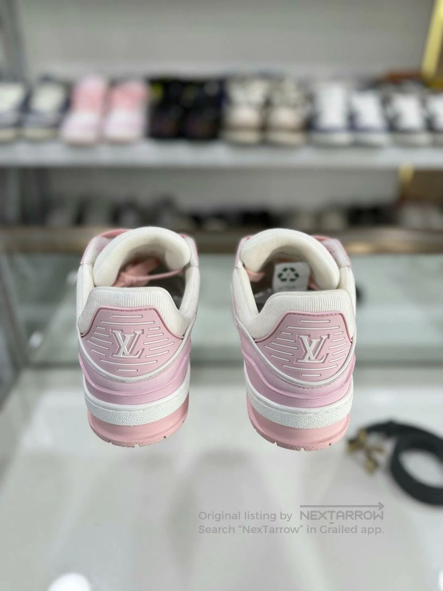 Louis Vuitton Louis Vuitton Trainer Pink Women's Shoes. Size US 7.5 / IT 37.5 - 3 Thumbnail