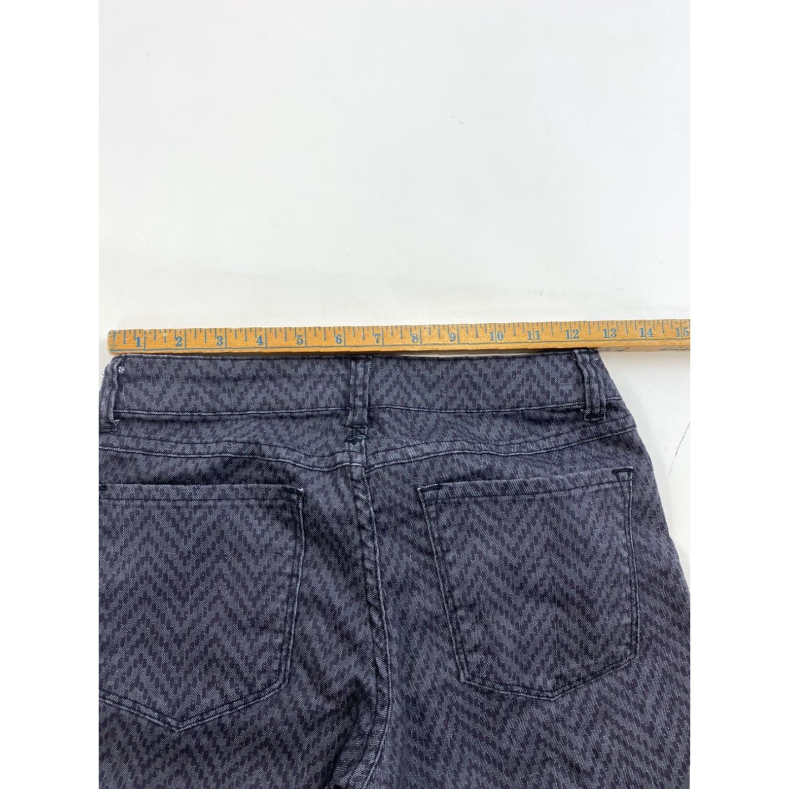 Prana Prana Skinny Jeans Womens 0 Geometric Print Multi-color Regular Zip Jeans Womens 0 Prana Geometric Print Skinny Size 25" / US 0 / IT 36 - 6 Thumbnail