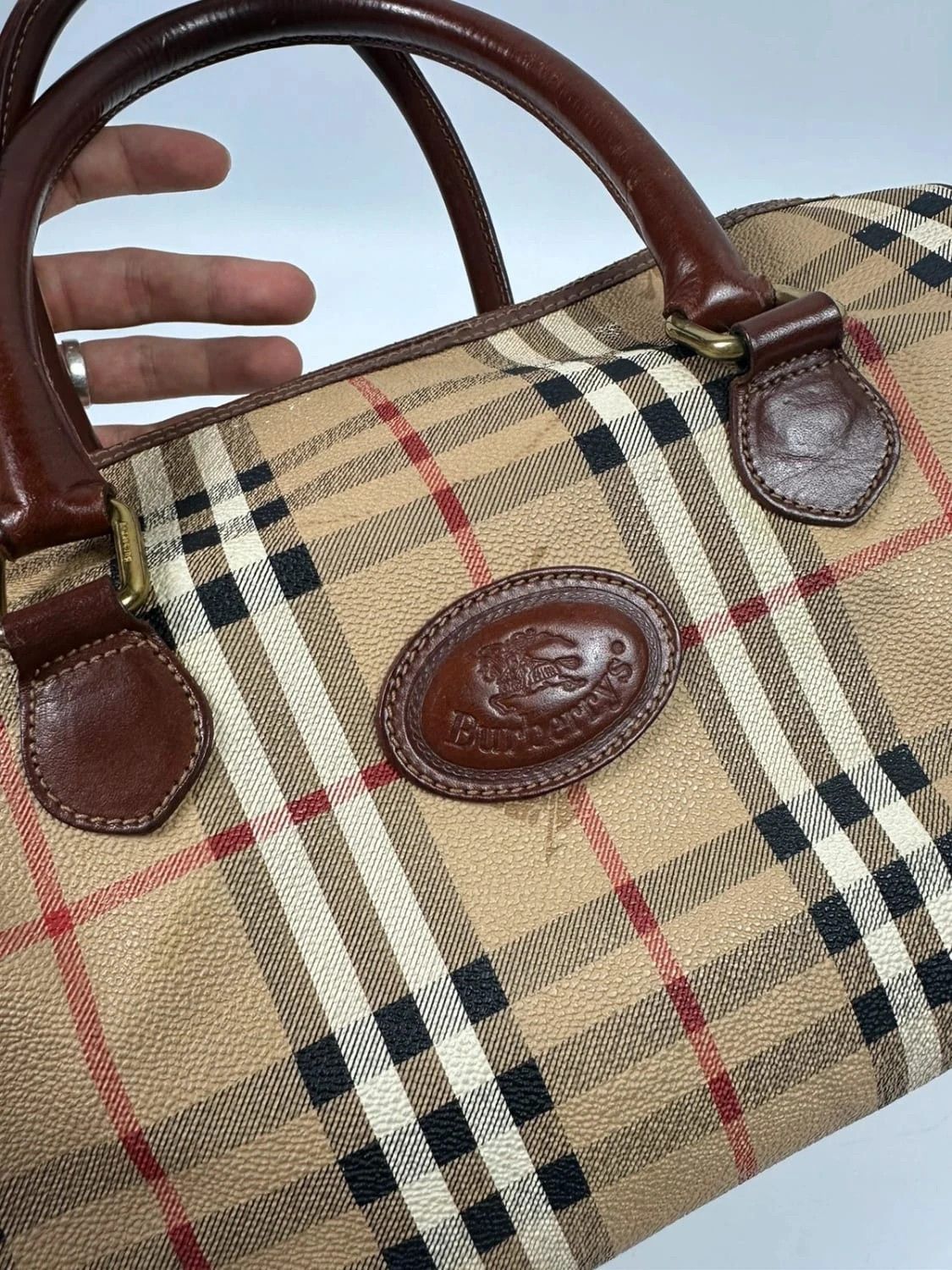 Burberry Burberry's Small Boston Speedy Travel Bag Size ONE SIZE - 16 Thumbnail