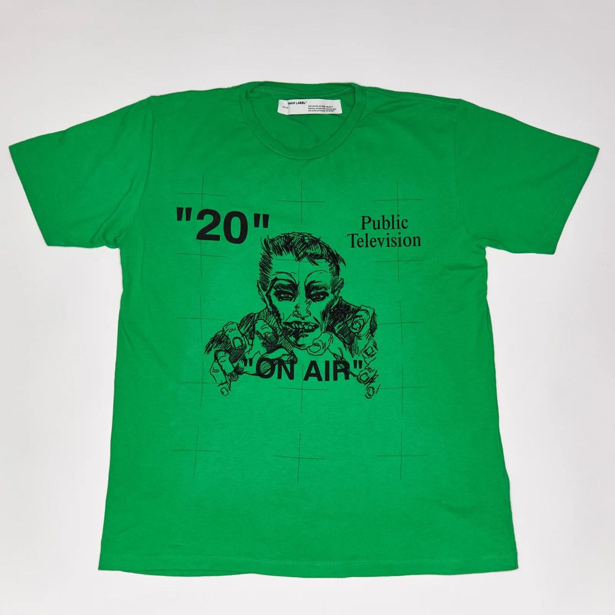 Off-White OFF-WHITE PUBLIC TELEVISION T SHIRT Size US XL / EU 56 / 4 - 1 Thumbnail