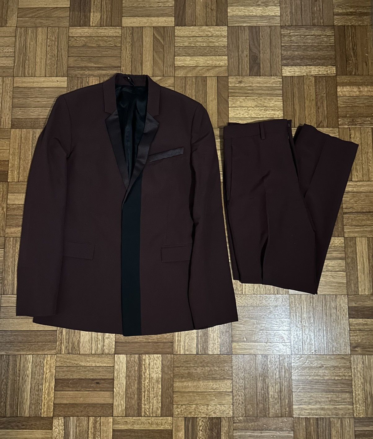 Dior Dior homme burgundy suit Size 44S - 1 Thumbnail