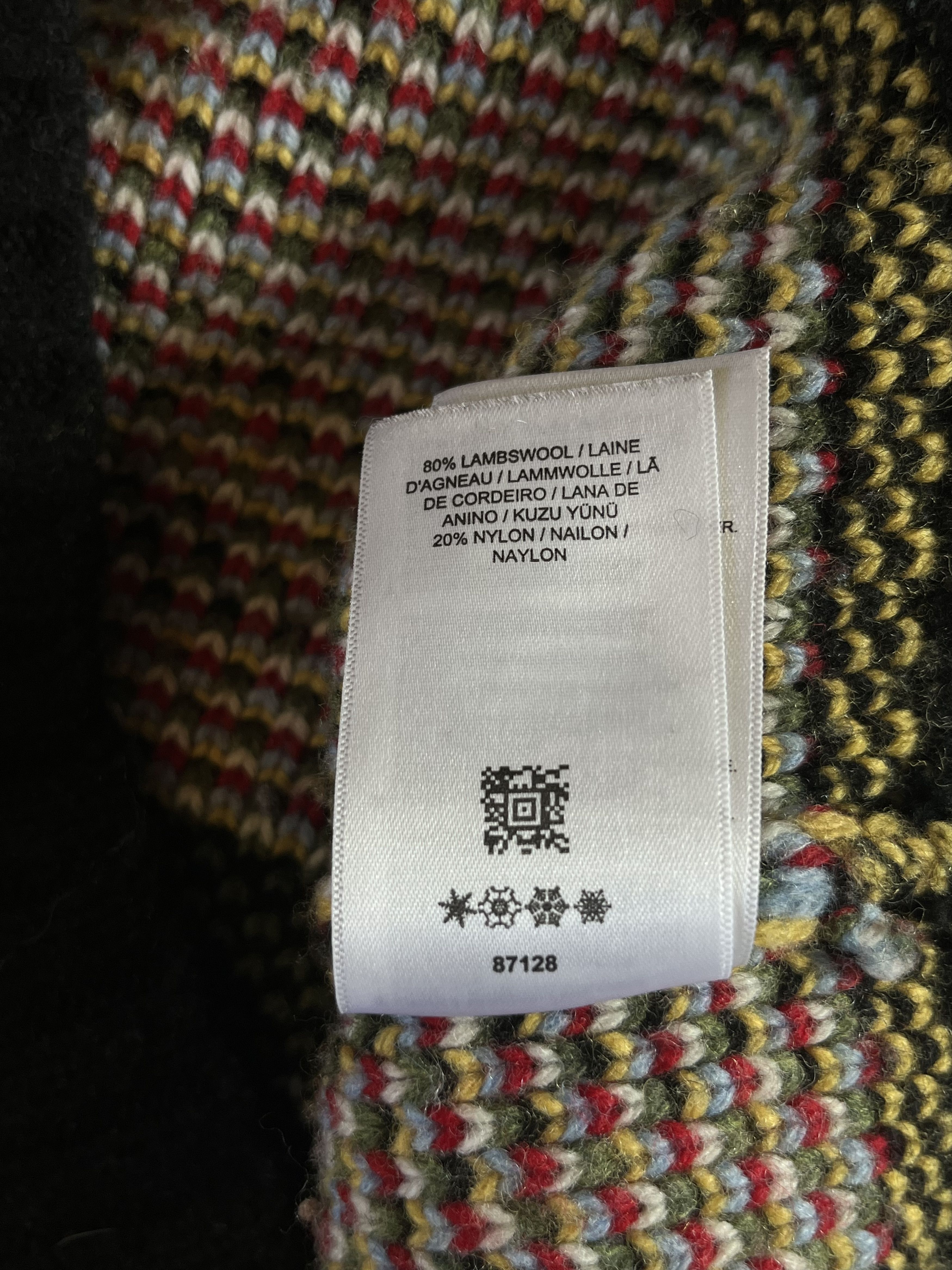 Fred Perry Fred Perry Chunky Wool Cardigan Multicolor Slim Fit Size US S / EU 44-46 / 1 - 8 Thumbnail