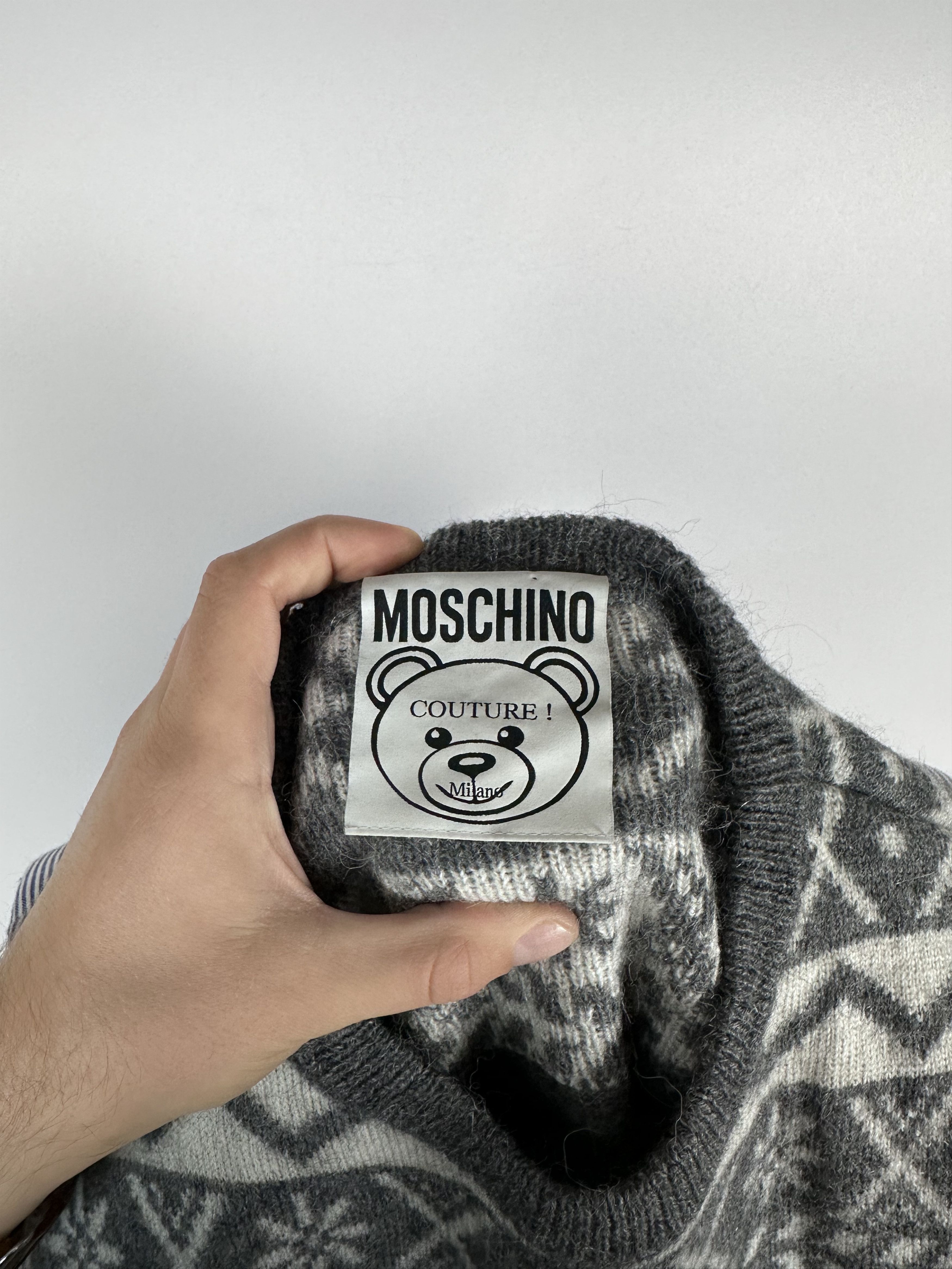Grailed × Moschino Moschino Teddy Bear Sweater Dress Gray Alpaca Womens XXS XS Size XXS / US 00 / IT 34 - 9 Thumbnail