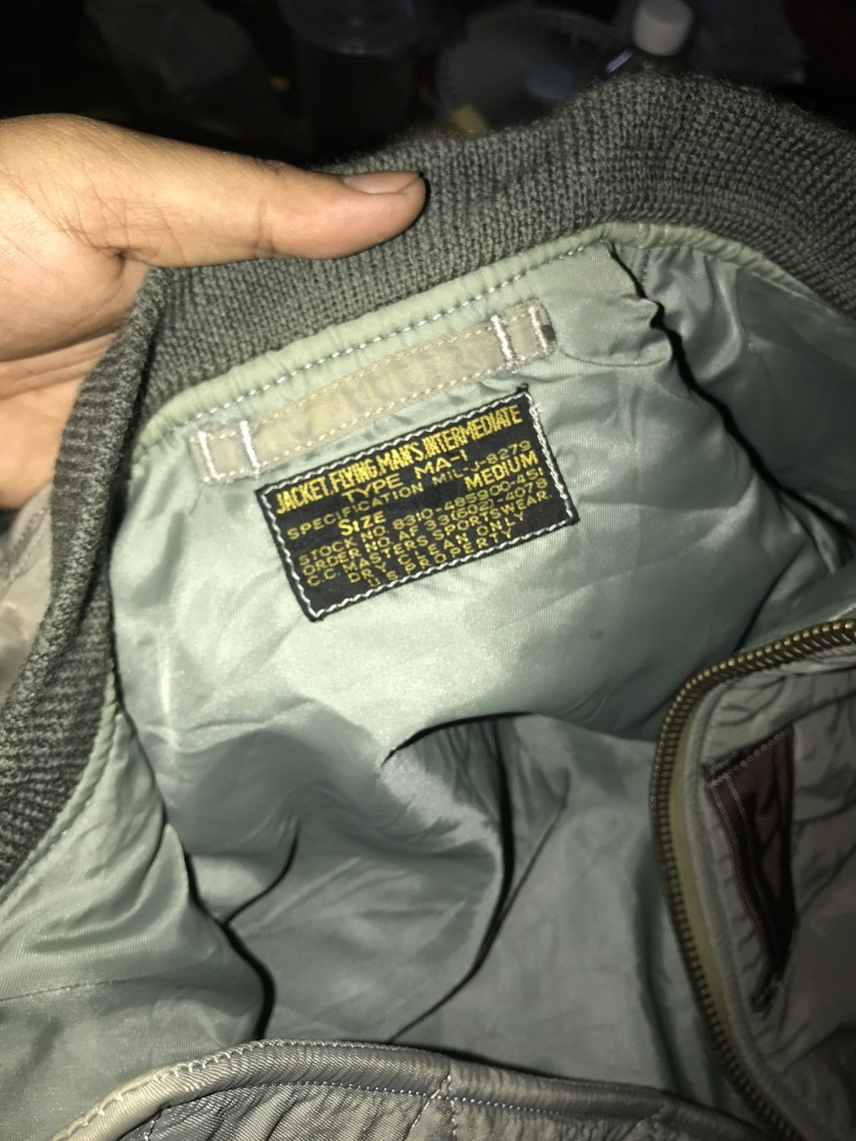 Buzz Rickson's × Vintage Vintage 90s MA-1 Like Jacket Size US M / EU 48-50 / 2 - 3 Thumbnail