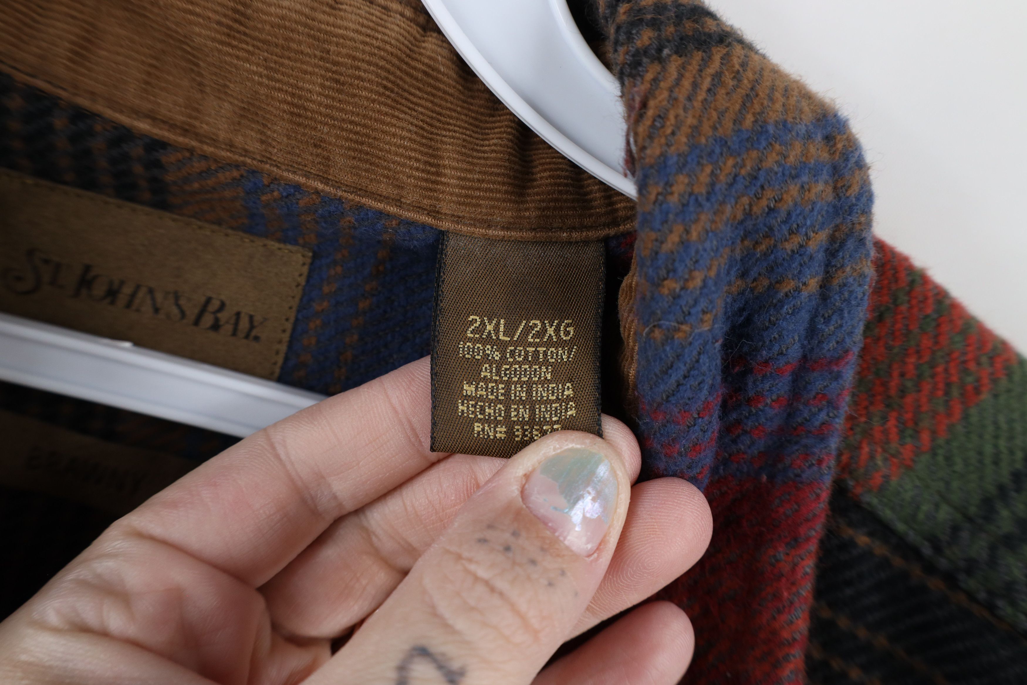 Vintage Vintage 90s Streetwear Rainbow Striped Flannel Button Shirt Size US XXL / EU 58 / 5 - 10 Thumbnail