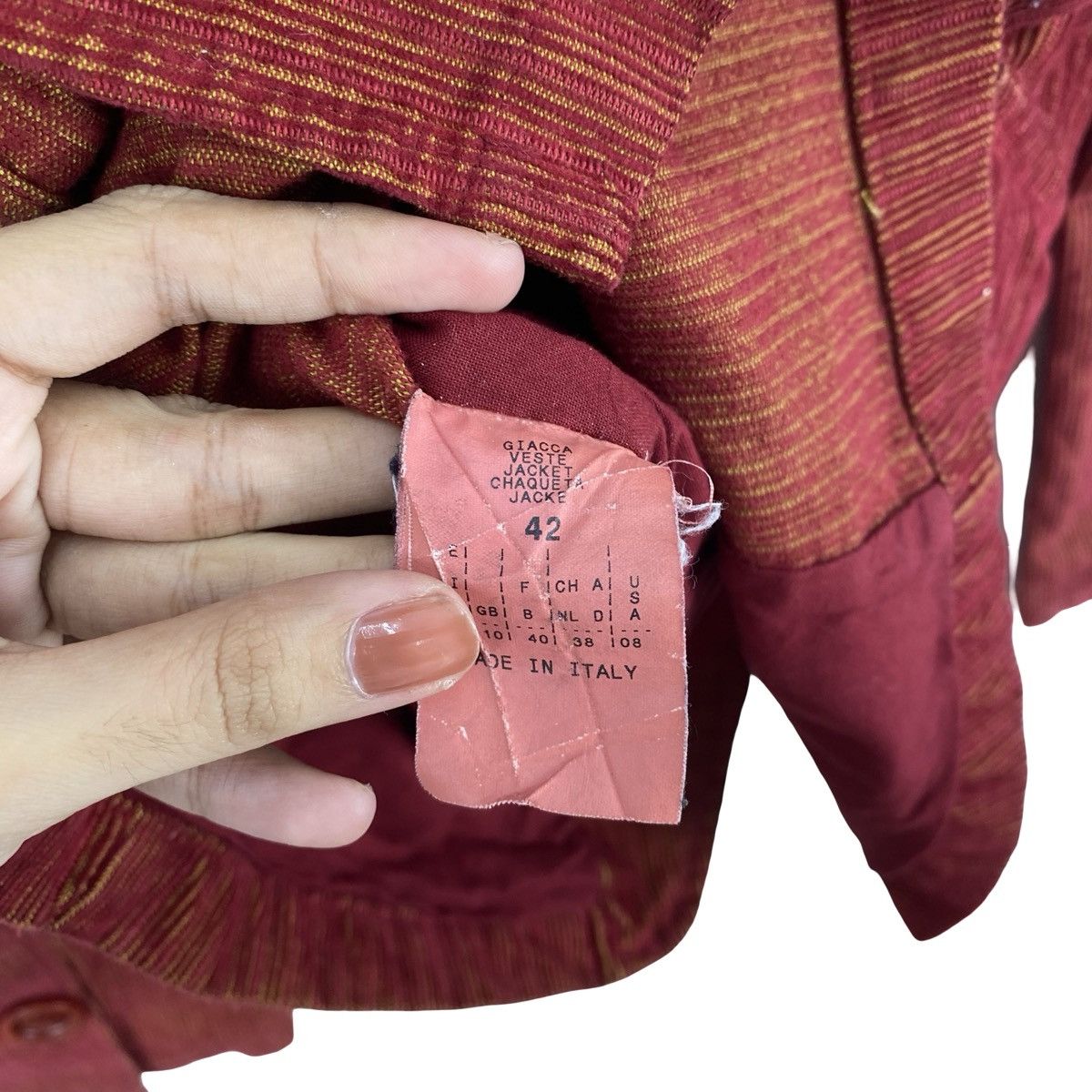 Max Mara Vintage MAX&C0 Active Corduroy Blazer Jacket Tailored Size S / US 4 / IT 40 - 8 Thumbnail