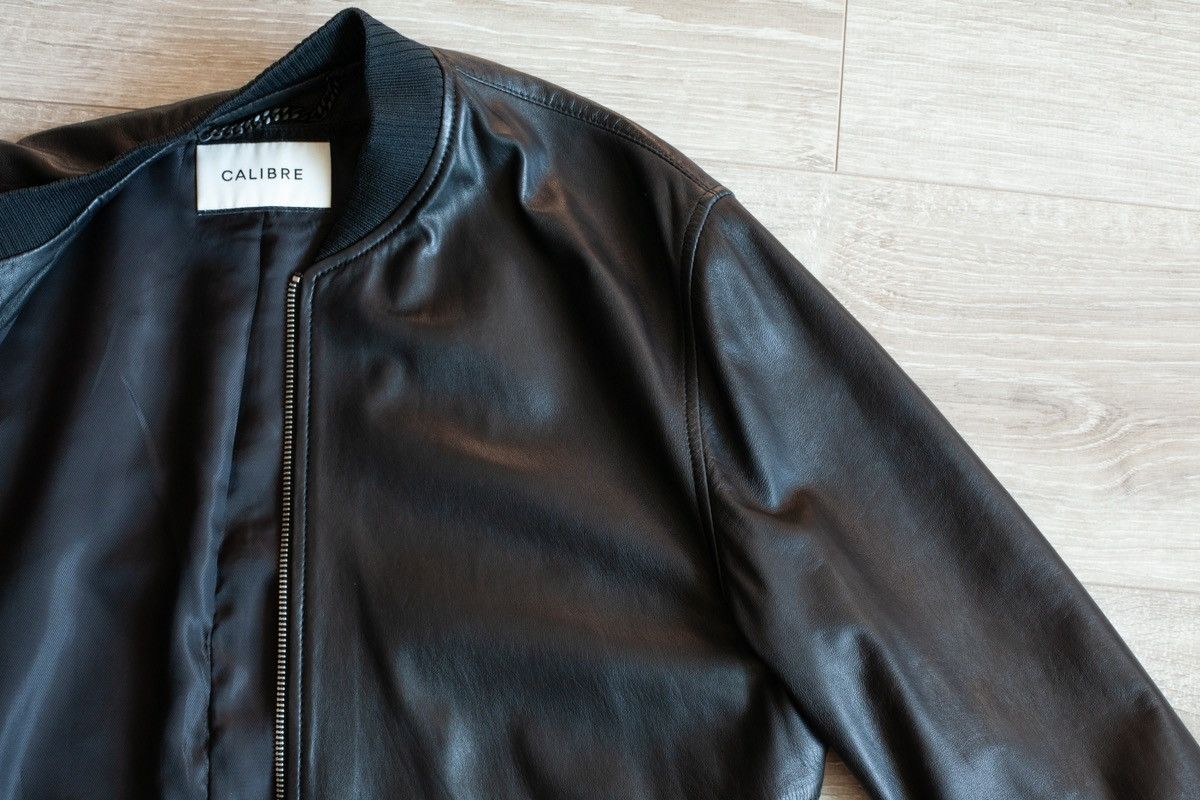 Calibre Leather Bomber Jacket Size US M / EU 48-50 / 2 - 5 Thumbnail