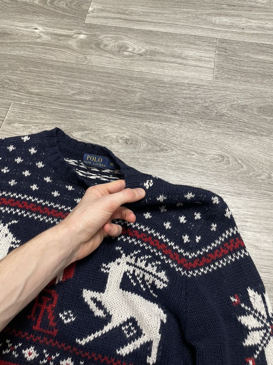 Polo Ralph Lauren Vintage Polo Ralph Lauren Snowflake Reindeer Sweater USA Size US S / EU 44-46 / 1 - 22 Thumbnail