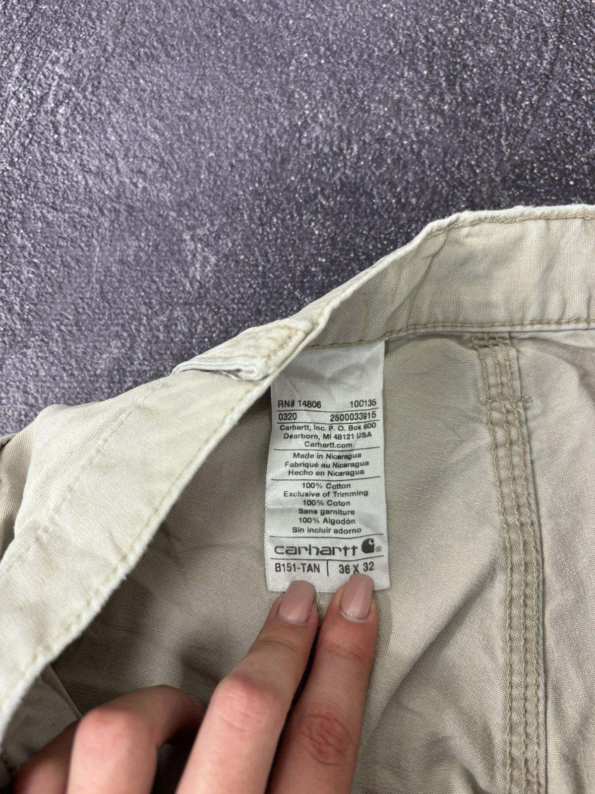 Carhartt Vintage Carhartt Beige Work Hype Carpenter Baggy Pants Size US 36 / EU 52 - 15 Thumbnail