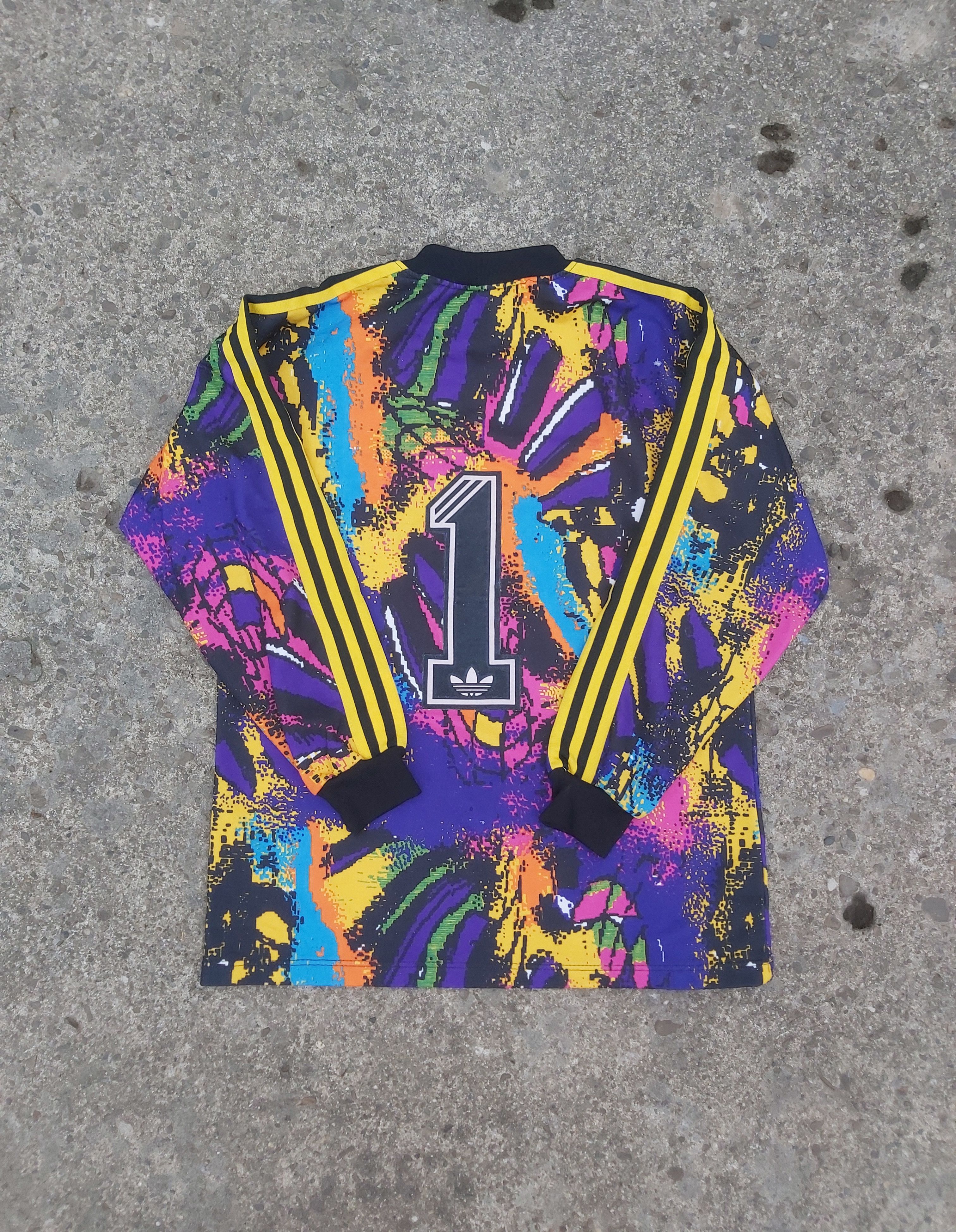 Adidas × Vintage rare Vintage 90s Adidas Goalkeeper Soccer Jersey #1 Size US M / EU 48-50 / 2 - 3 Thumbnail