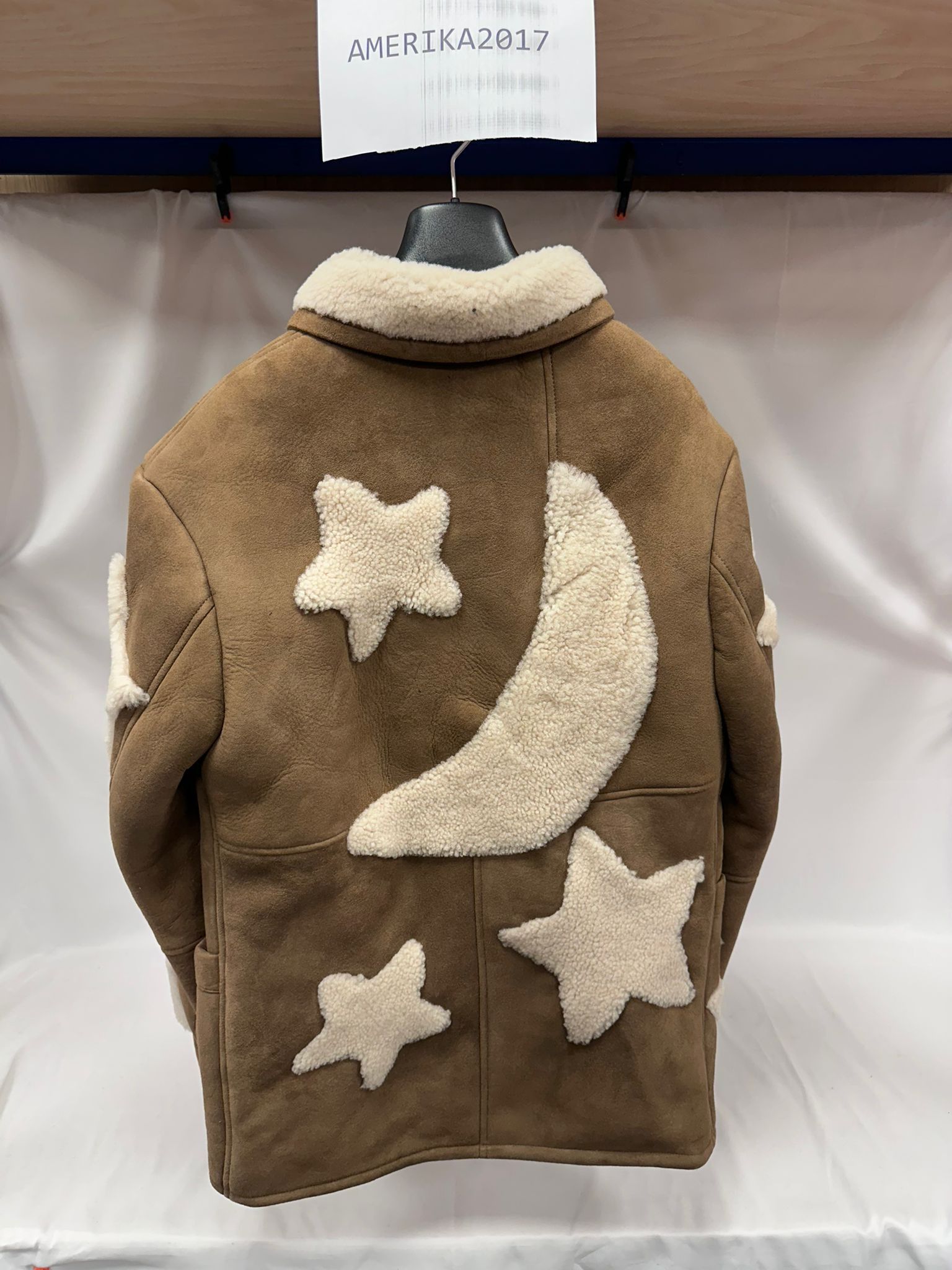 Sky High Farm Workwear Shearling Star Coat Leather Size US M / EU 48-50 / 2 - 2 Thumbnail