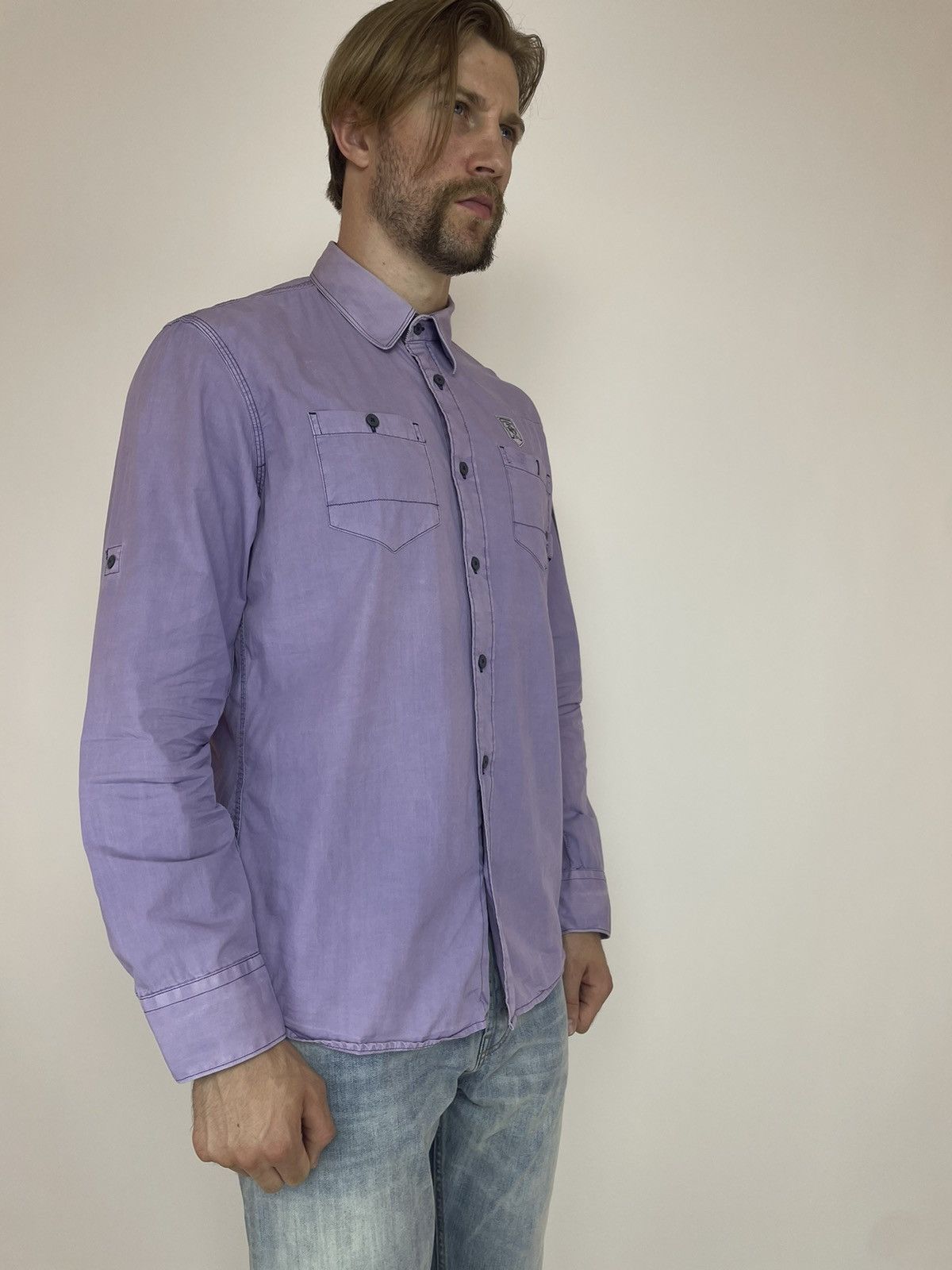 G-Star G-Star RAW WORK LAWRENCE SHIRT L/S Mens size 2XL Size US XXL / EU 58 / 5 - 4 Thumbnail