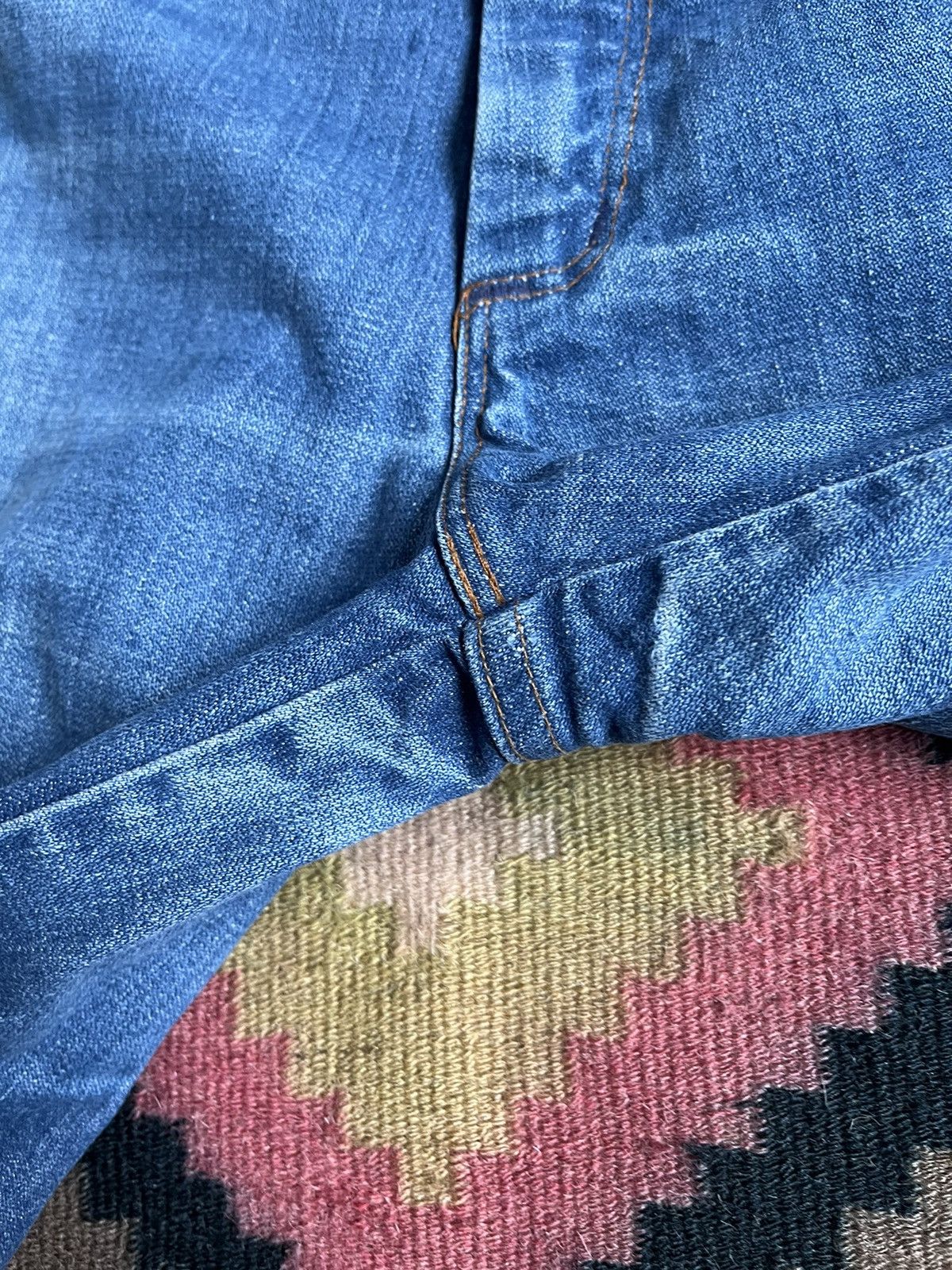 Wrangler Vintage 80s Wrangler Blue Washed Faded Jeans Size 33 Size US 33 - 11 Thumbnail
