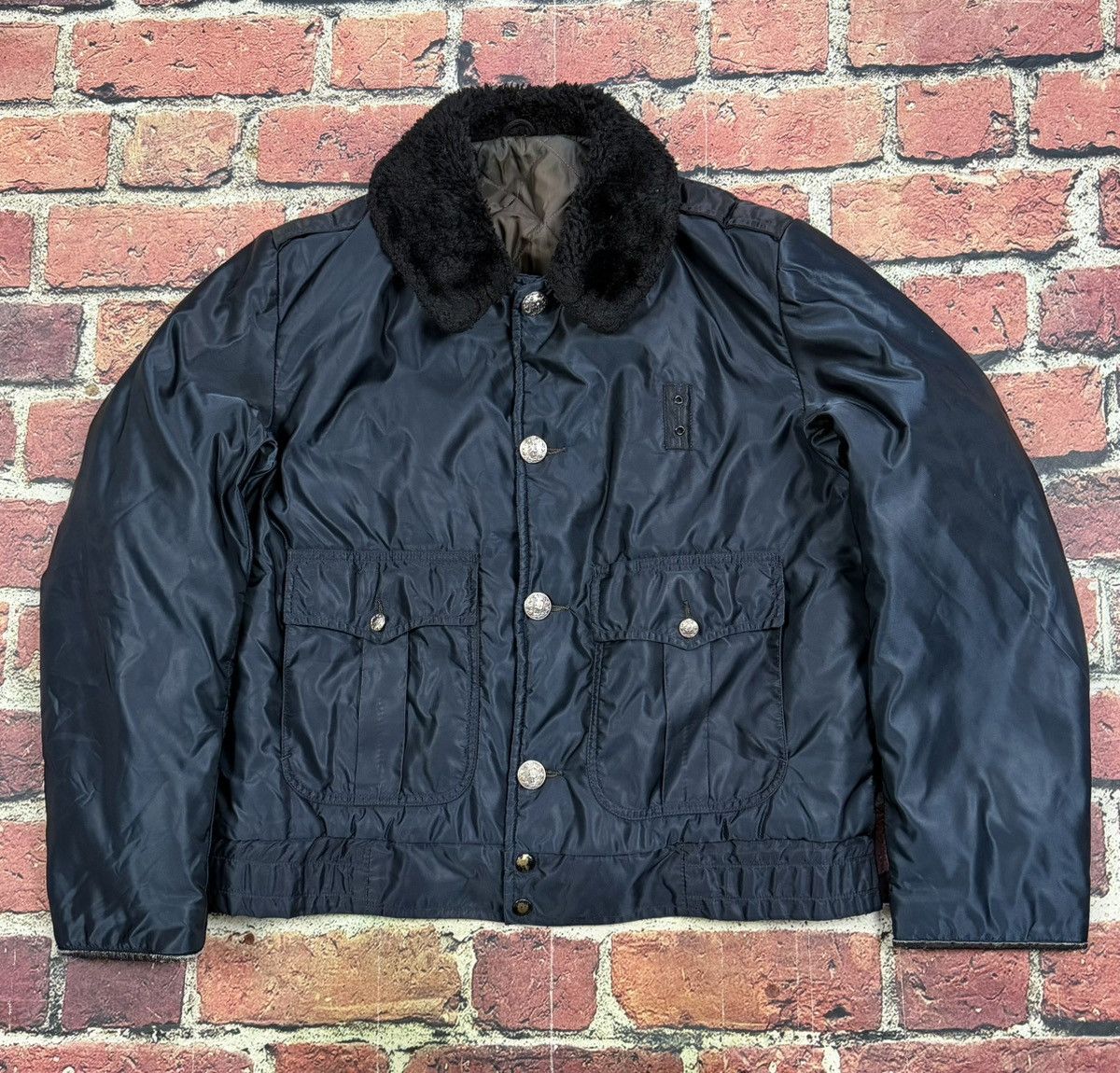 Other Vintage Gerber The Original Car-Duty Jacket Lined Fur Collar Size US L / EU 52-54 / 3 - 1 Thumbnail