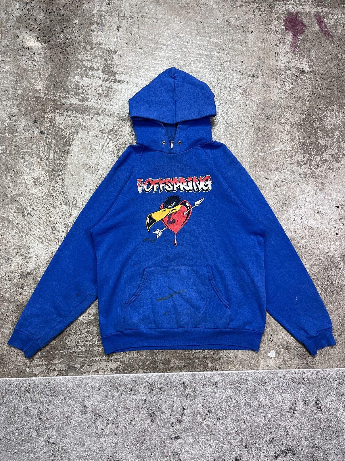 Band Tees 2001 THE OFFSPRING TOUR ARCHIVE FADED HOODIE - LOT № 1294 Size US L / EU 52-54 / 3 - 1 Thumbnail