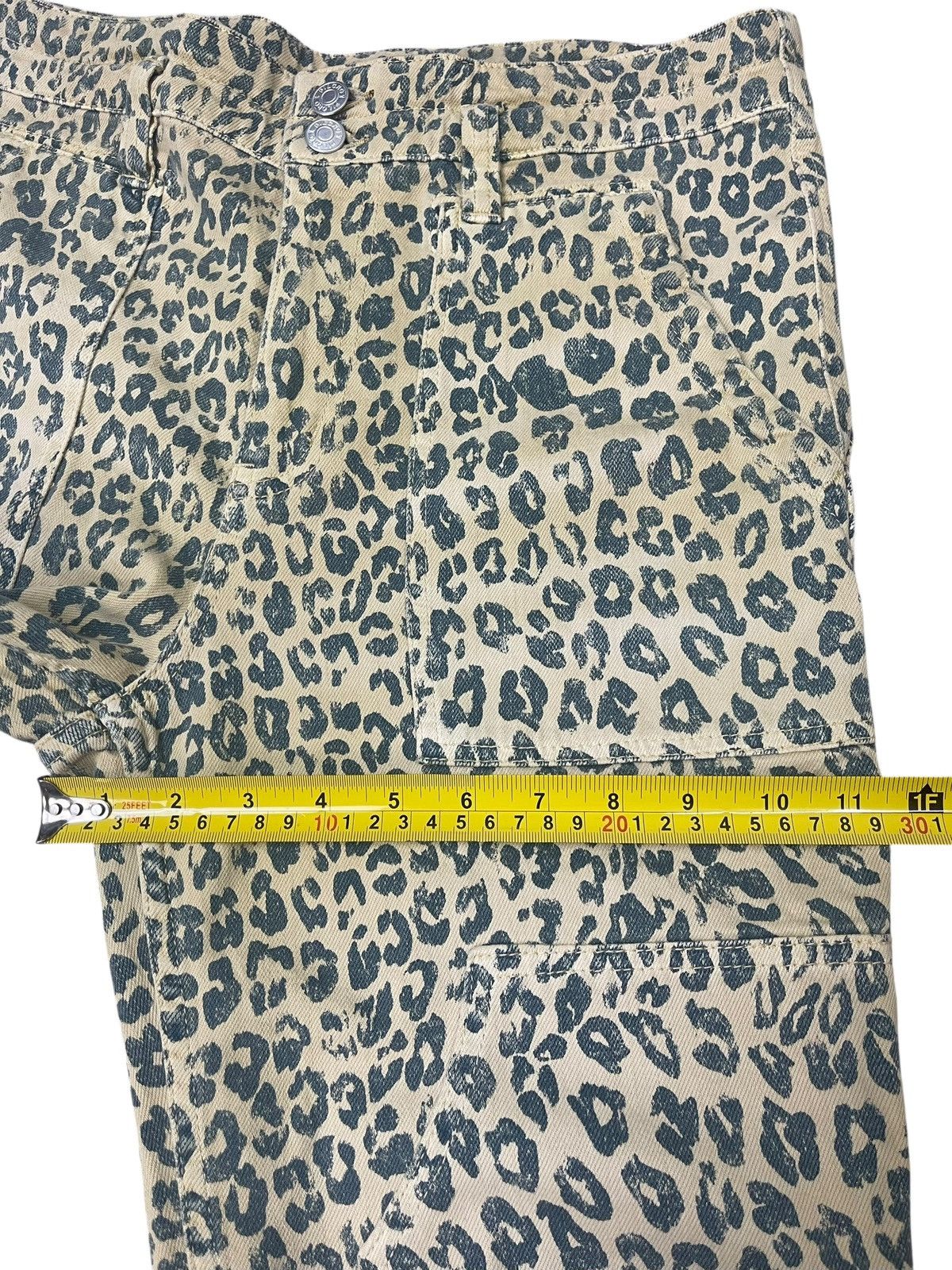 Japanese Brand Vintage Pilcro Jeans Leopard Pattern Fullprint Double Knee Size US 33 - 11 Thumbnail