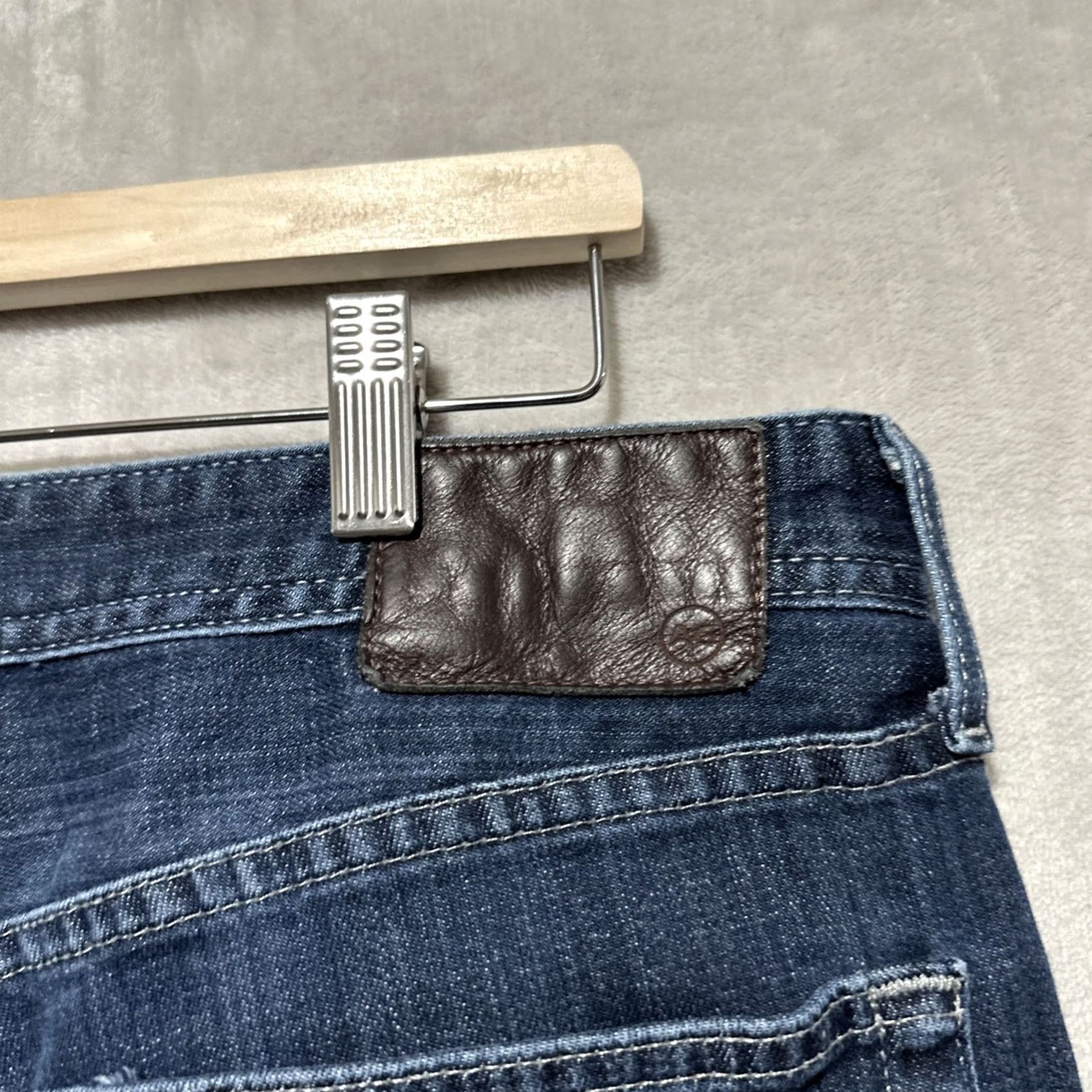 Vintage VINTAGE AG Adriano Goldschmied Jeans Mens Size 33 Blue The Graduate Tailored Leg Jeans Mens Regular Blue 33 City Preppy USA Boys? Size US 33 - 5 Thumbnail