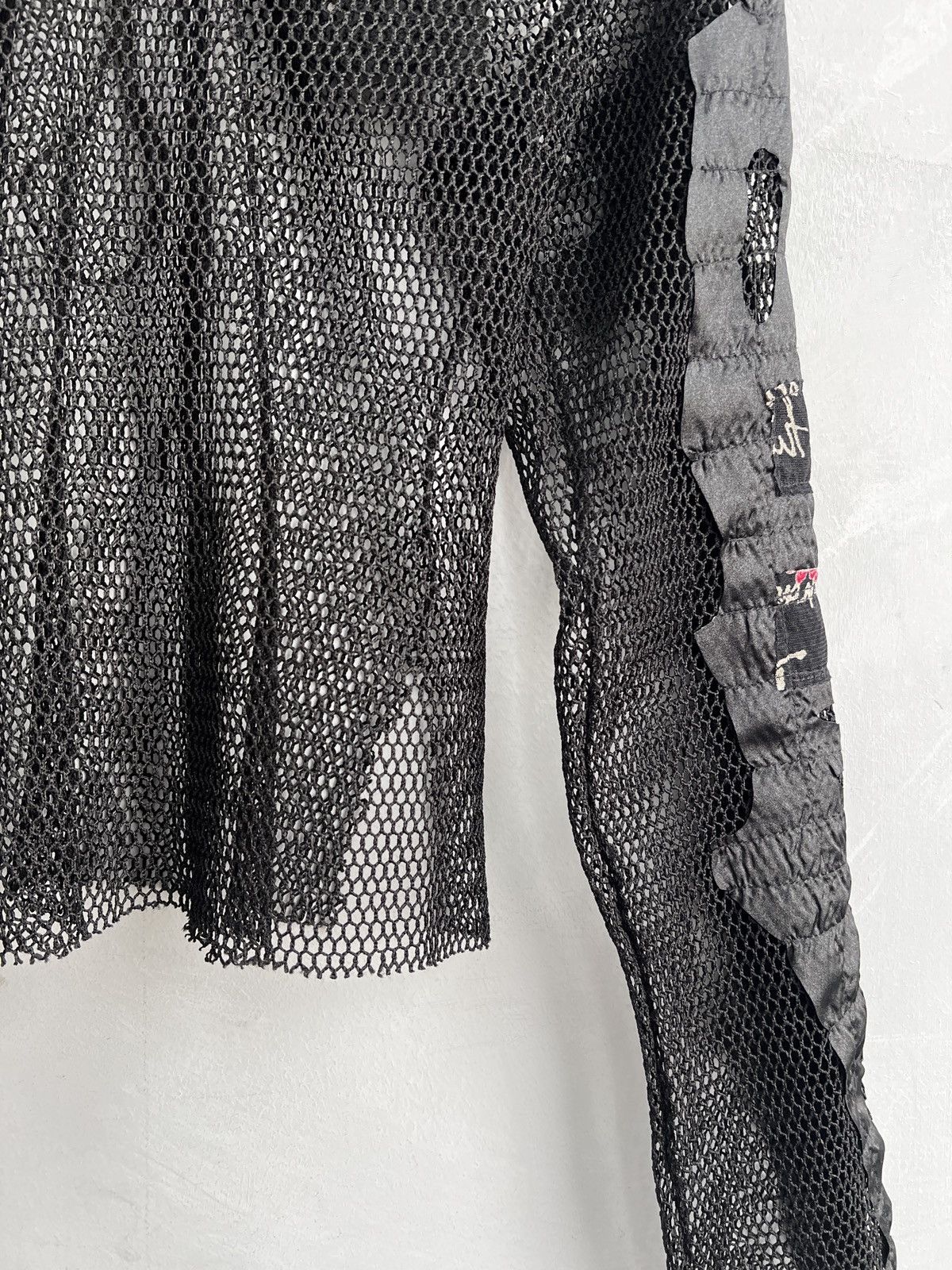 Hysteric Glamour Vintage SAVE THE QUEEN mesh top t shirt avant garde style Size L / US 10 / IT 46 - 14 Thumbnail