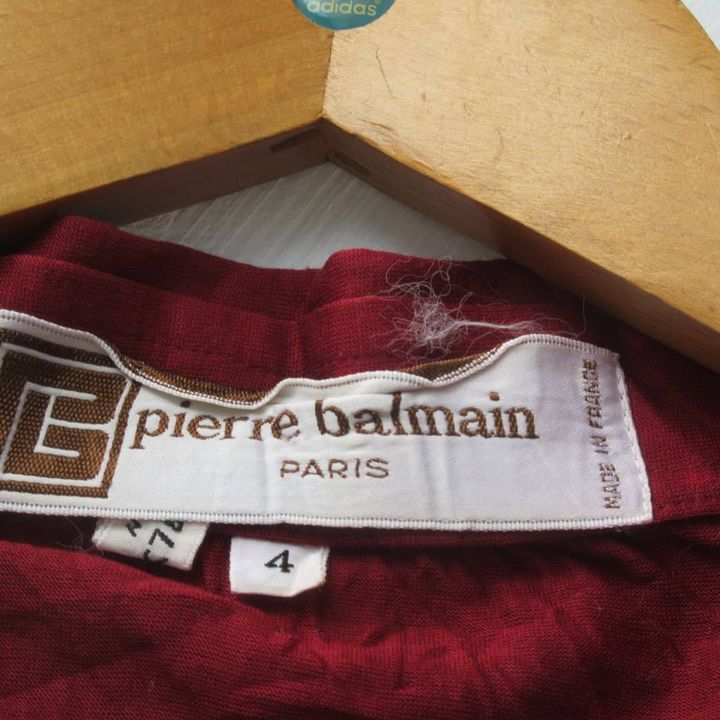 Vintage Pierre Balmain Vintage Sportster Polo Shirt red