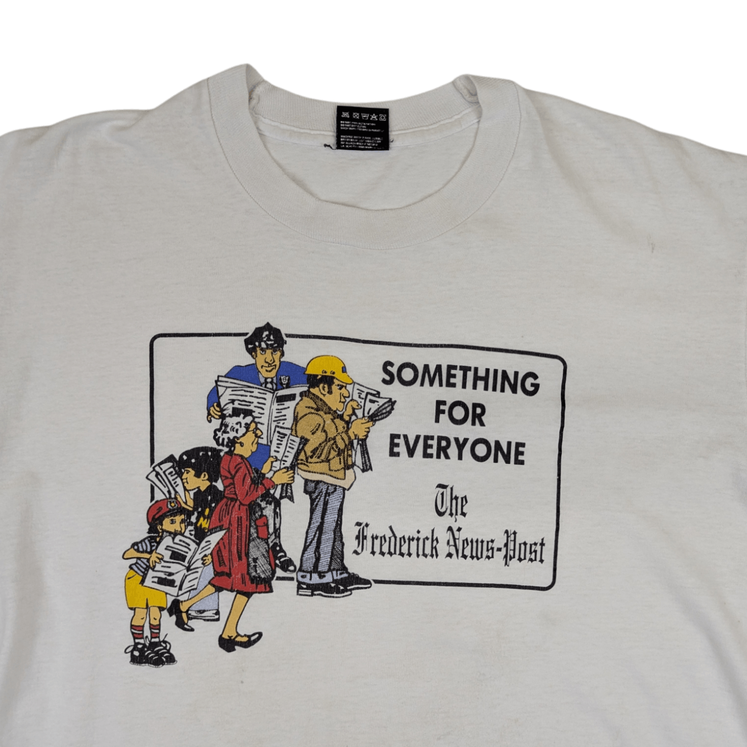 Fruit Of The Loom Vintage 90's FREDERICK NEW POST T-Shirt Single Stitches Tee Size US XL / EU 56 / 4 - 4 Thumbnail