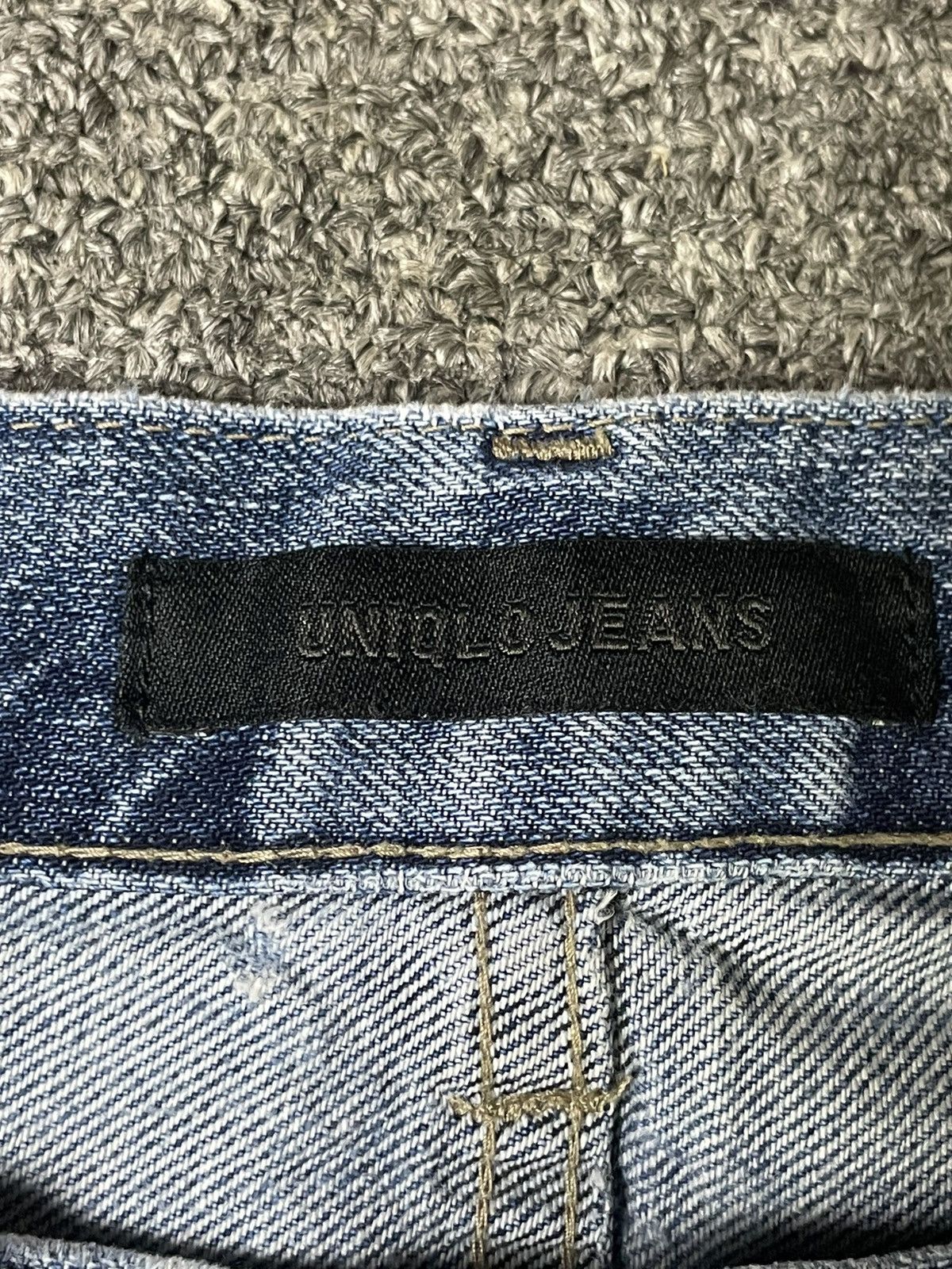 Japanese Brand × Uniqlo × Vintage UNIQLO Japanese Brand Baggy Jeans (92) Size US 32 / EU 48 - 5 Thumbnail