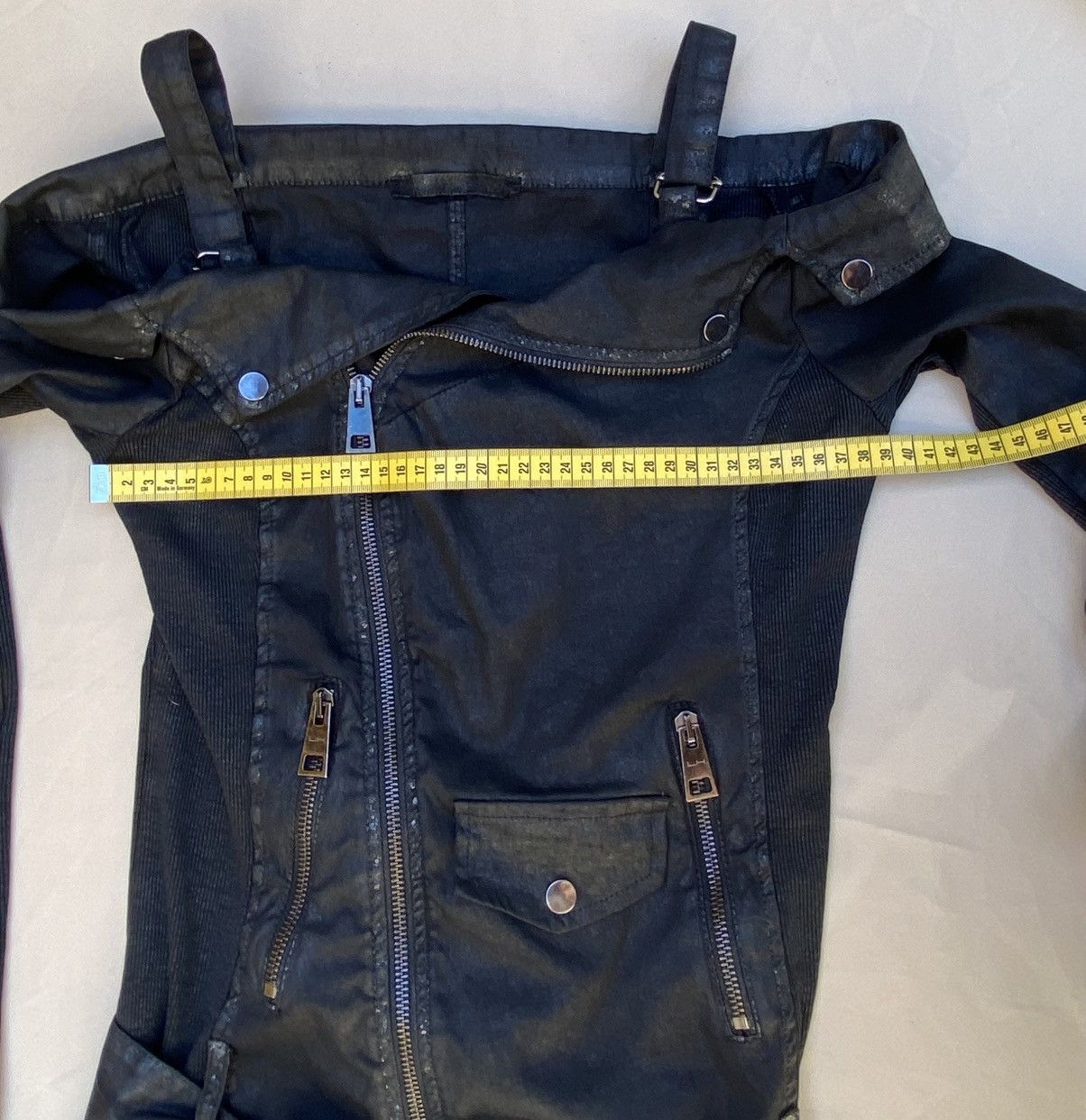 La Haine Inside Us La Haine Inside Us Coated Asymmetric Biker Top Jacket Size S Size S / US 4 / IT 40 - 9 Thumbnail