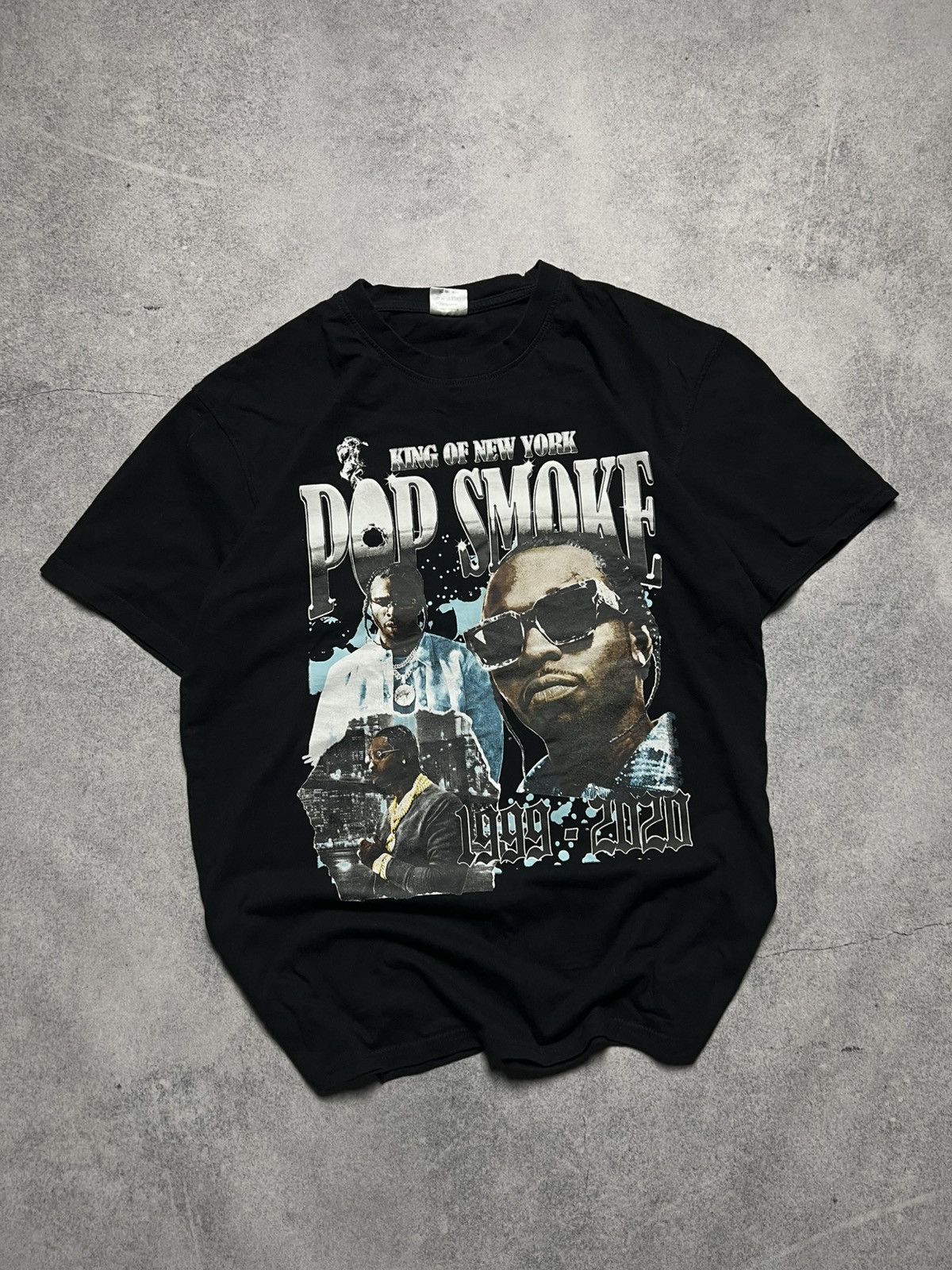 Rap Tees Y2K Pop Smoke King Of New York Rap Oversized Tee Shirt Size US M / EU 48-50 / 2 - 1 Thumbnail