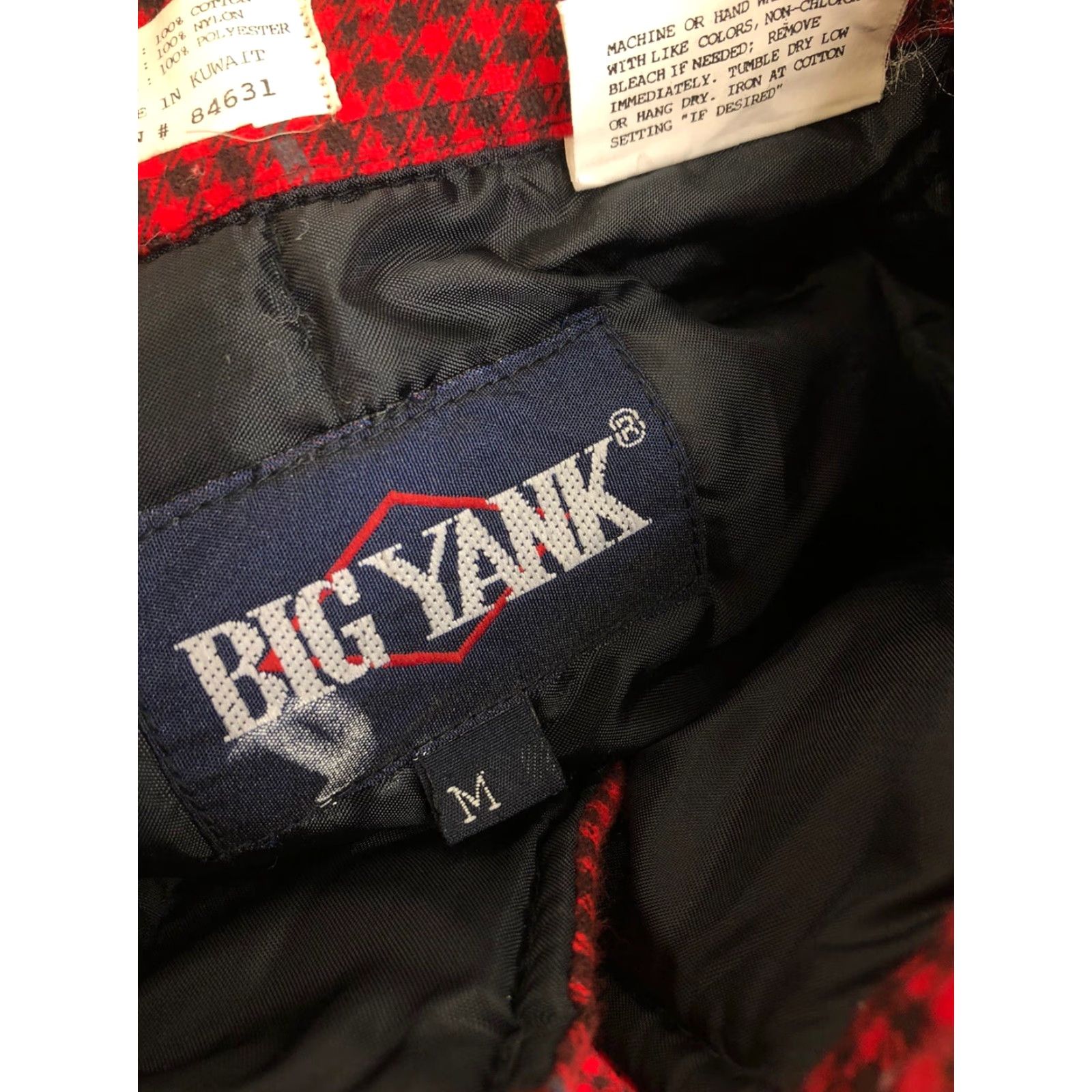 Vintage BIG YANK Shirt Red Flannel Chore Oversized Medium Heavy Lined Vintage M Mens Size US M / EU 48-50 / 2 - 5 Thumbnail