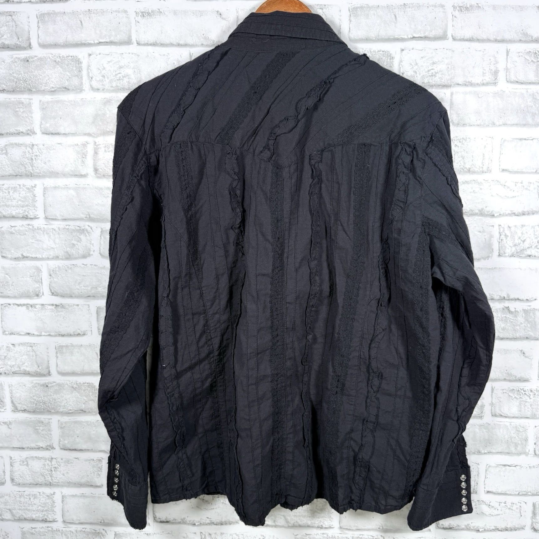 Scully Scully Shirt Western Black Womens XL Snap Button Down Size XL / US 12-14 / IT 48-50 - 5 Thumbnail