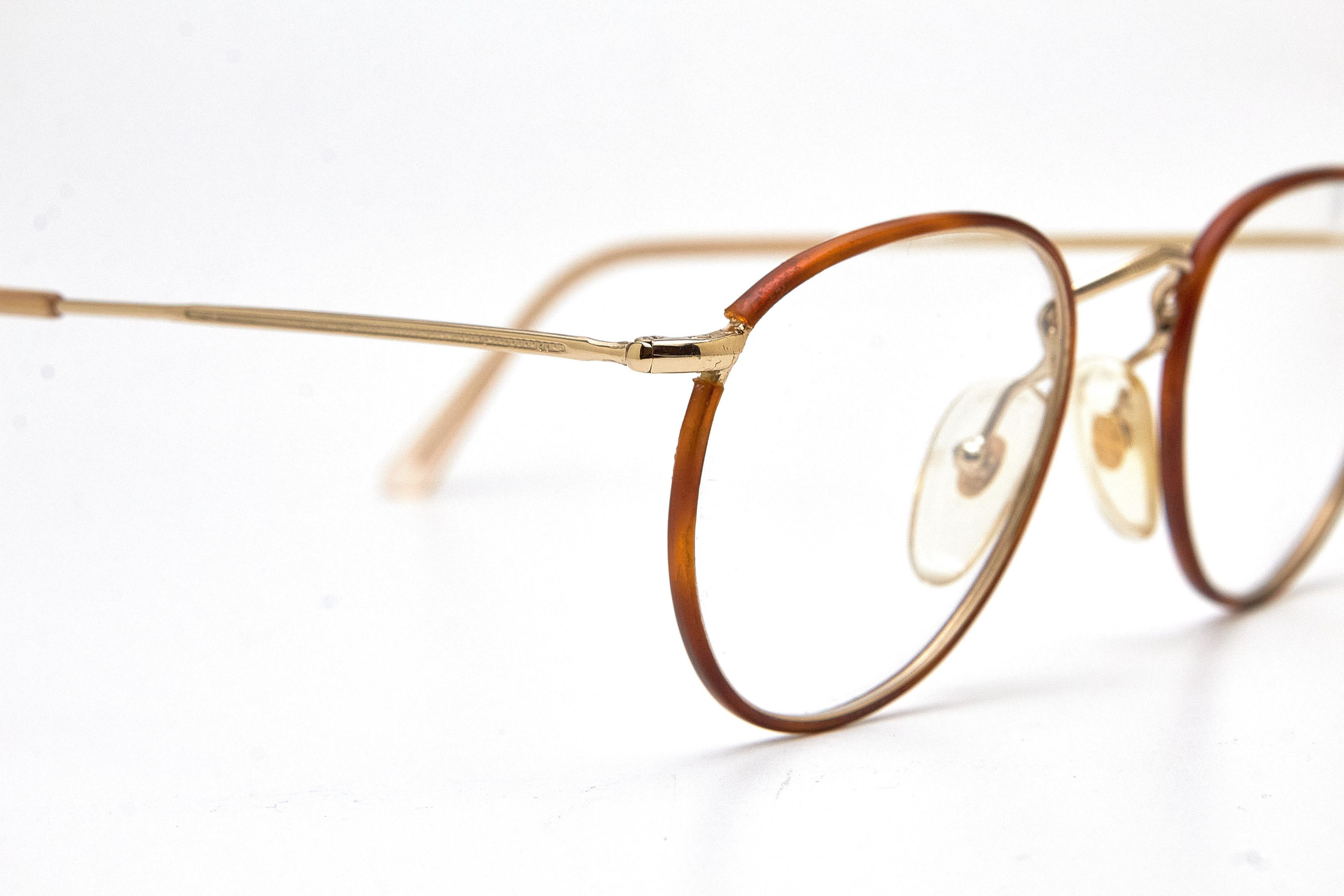 Vintage Avant-Garde ASAR Gold&Tortoise Shell Round Quiet-Lux Specs Size ONE SIZE - 4 Thumbnail