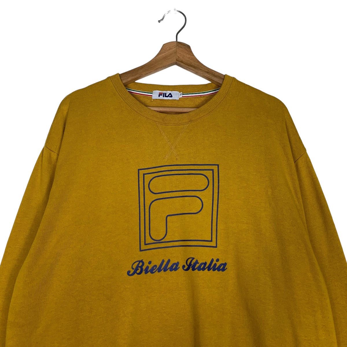 Fila Vintage FILA Big Logo Crewneck Sweatshirts #0668-C31 Size US XXL / EU 58 / 5 - 2 Thumbnail