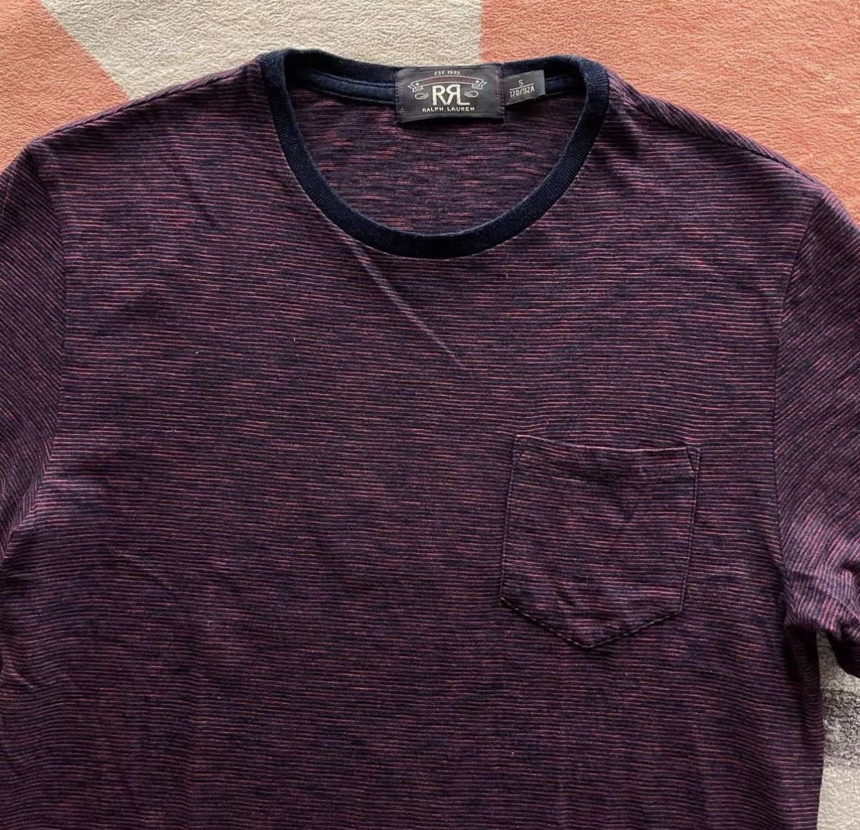 RRL Ralph Lauren RRL Ralph Lauren Double RL Striped Short Sleeve T-shirt K22 Size US S / EU 44-46 / 1 - 1 Thumbnail