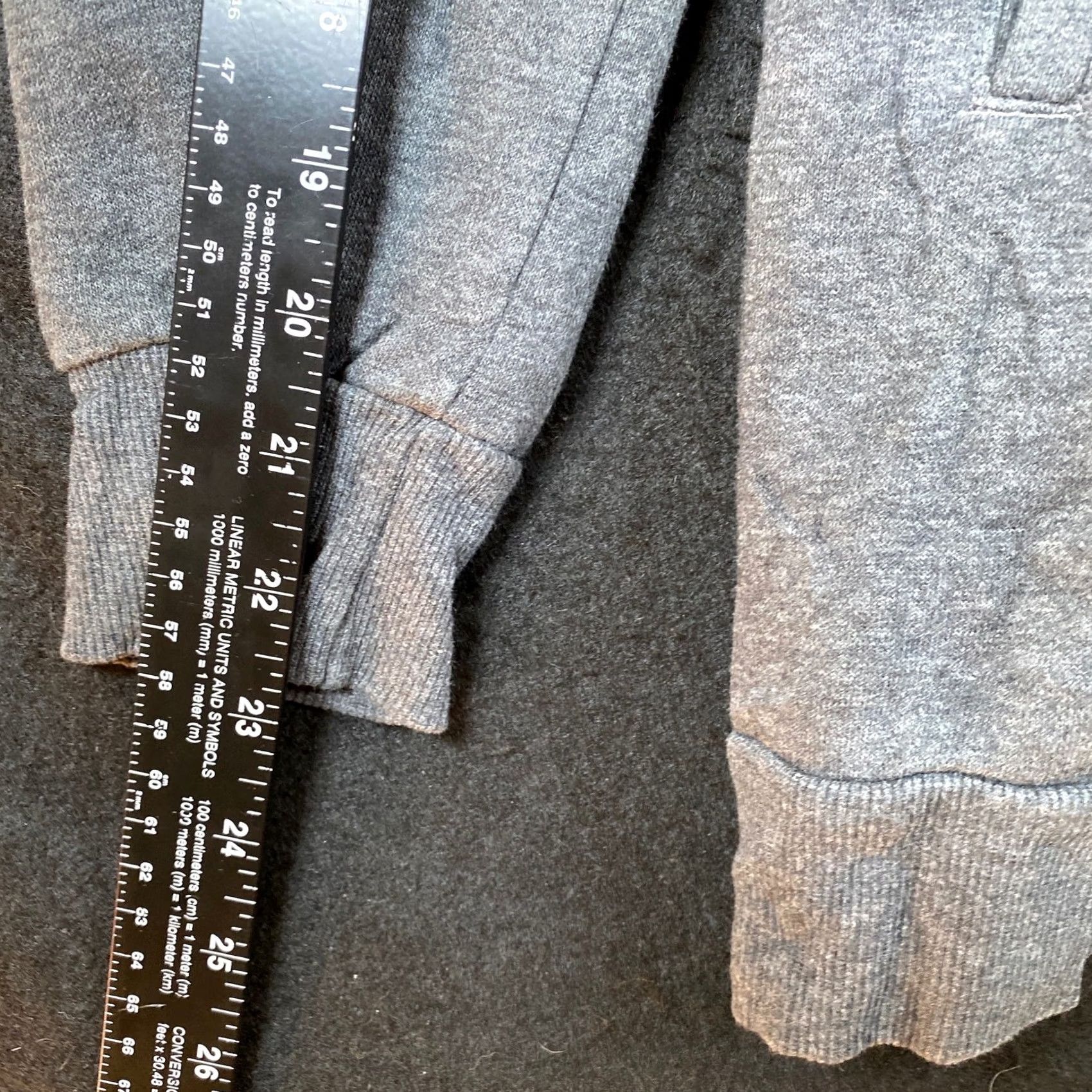 Adidas Adidas Womens Sweatshirt Gray Essentials Comfort Elongated 1/4 Zip Stretch M Hoodie Pullover Regular Solid Pattern Size M / US 6-8 / IT 42-44 - 6 Thumbnail