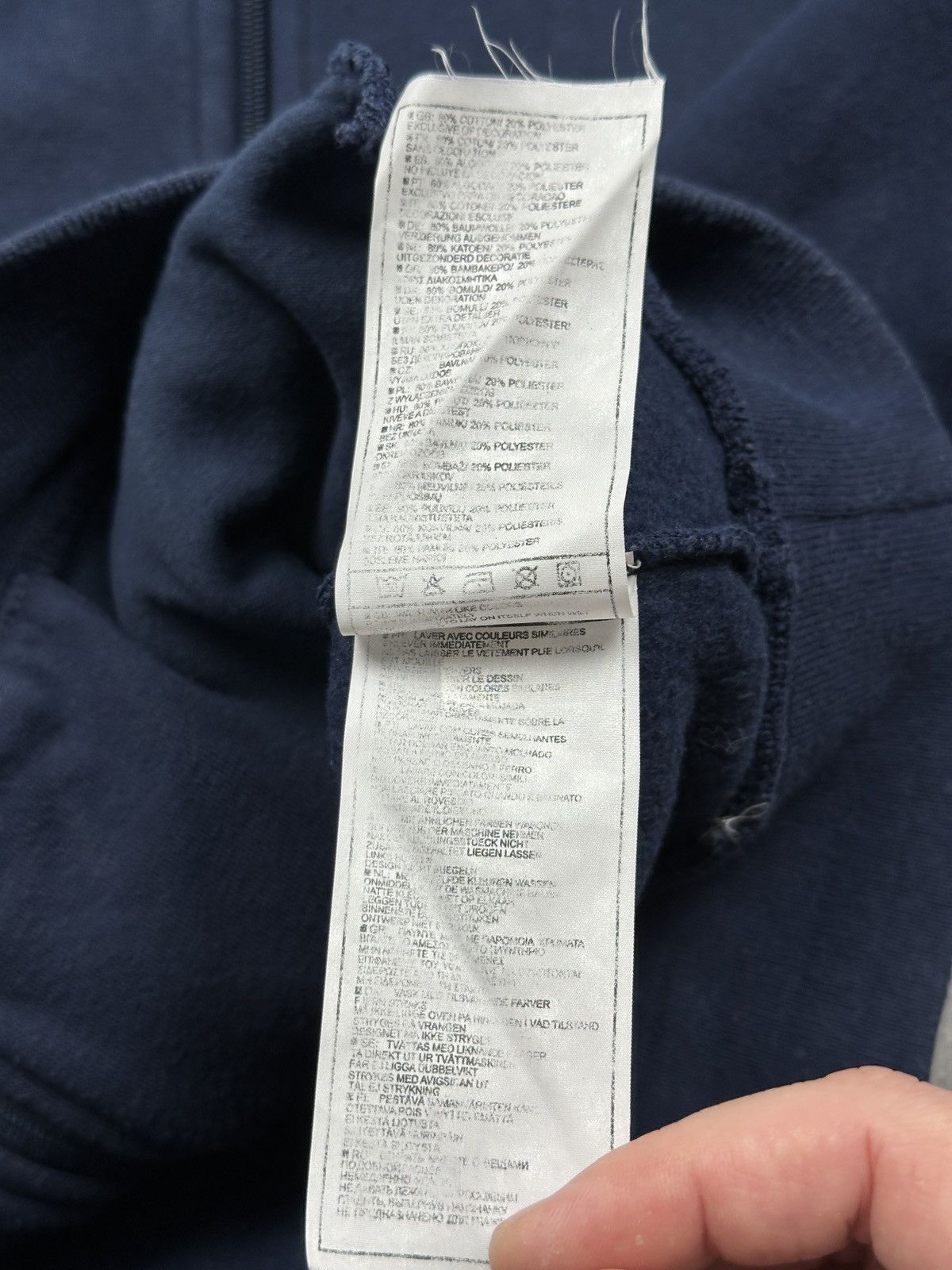 Nike Vintage Nike C72 Navy Track Jacket Star Sleeve Detailing 90s Size US XL / EU 56 / 4 - 13 Thumbnail