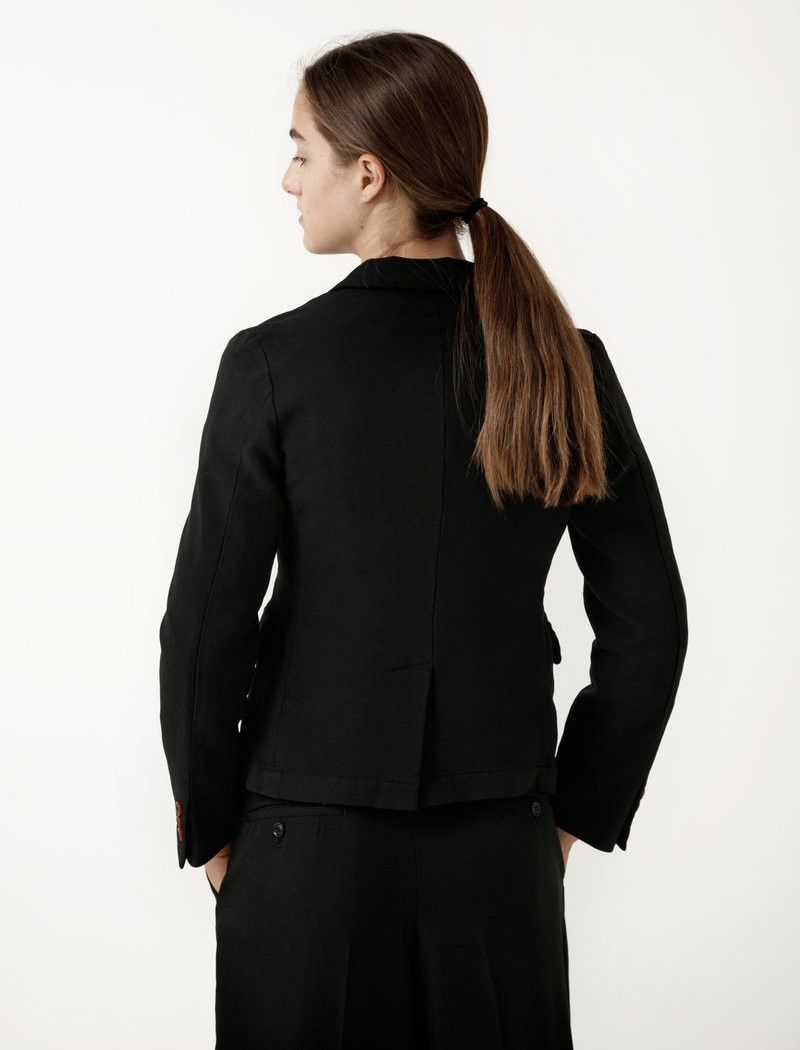 CDG by Comme des Garcons o1mle0824 Collarless Jackets in Black Size XS / US 0-2 / IT 36-38 - 4 Thumbnail