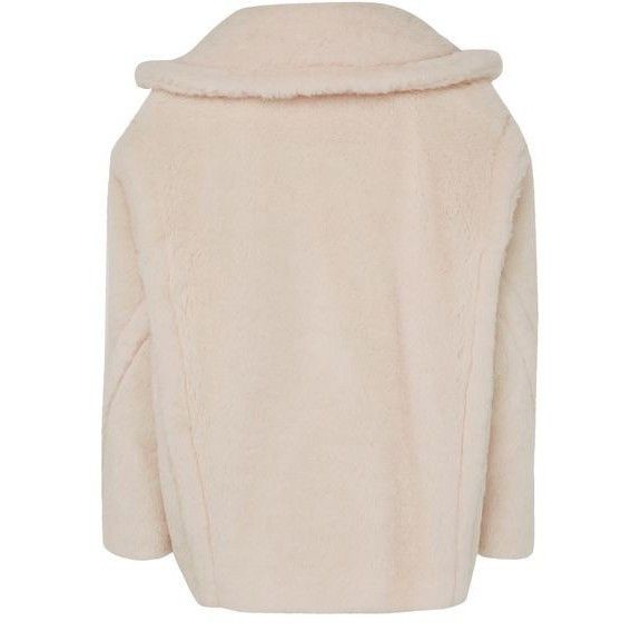 Max Mara MAX MARA Olga Aviator Fuzzy Beige Wool Jacket New & Authenti Size M / US 6-8 / IT 42-44 - 2 Thumbnail
