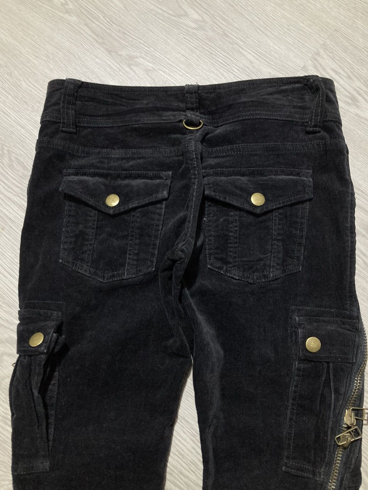 If Six Was Nine 2000s Manies Corduroy Anarchy Punk Vkei Lgb Style Pants Size US 28 / EU 44 - 3 Thumbnail