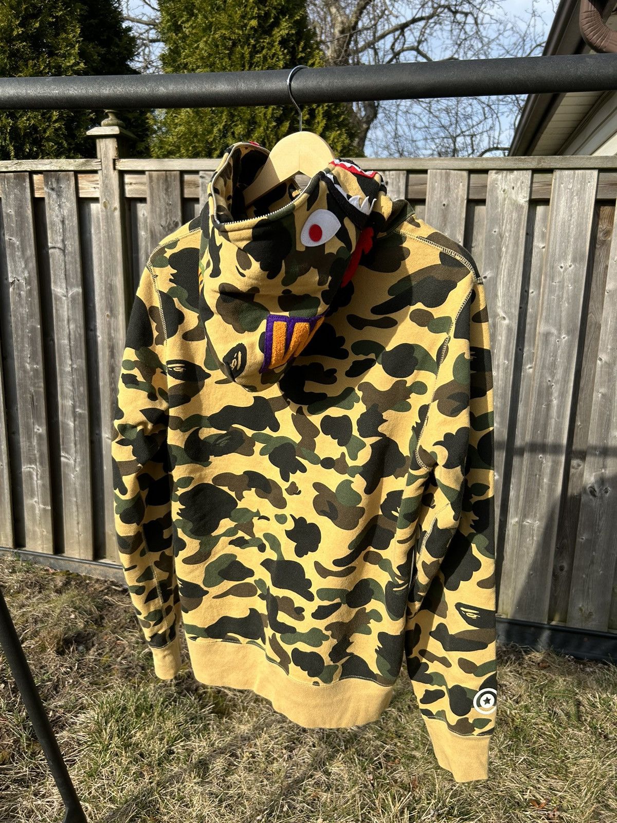 Bape Bape 1st Camo Shark Full Zip Hoodie Size US L / EU 52-54 / 3 - 4 Thumbnail