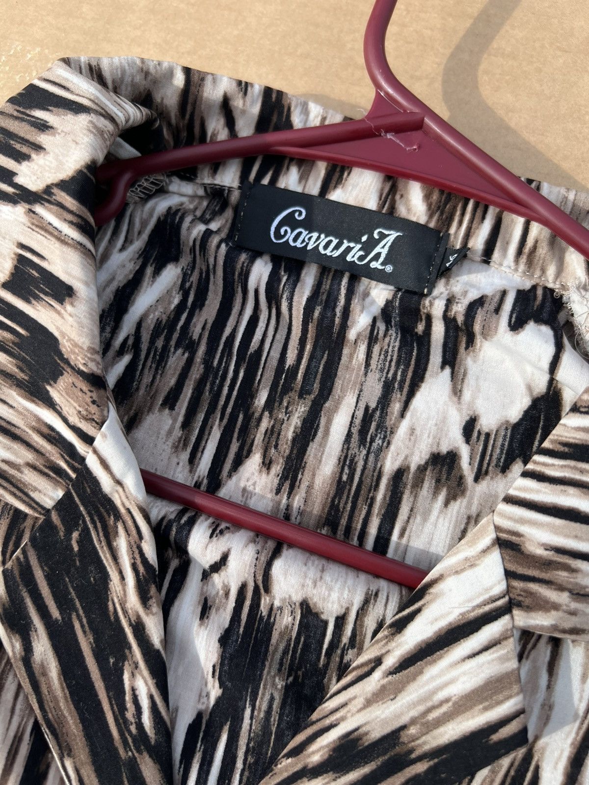 CIVARIZE × Japanese Brand CavariA Tiger Print Shirt Size US L / EU 52-54 / 3 - 3 Thumbnail
