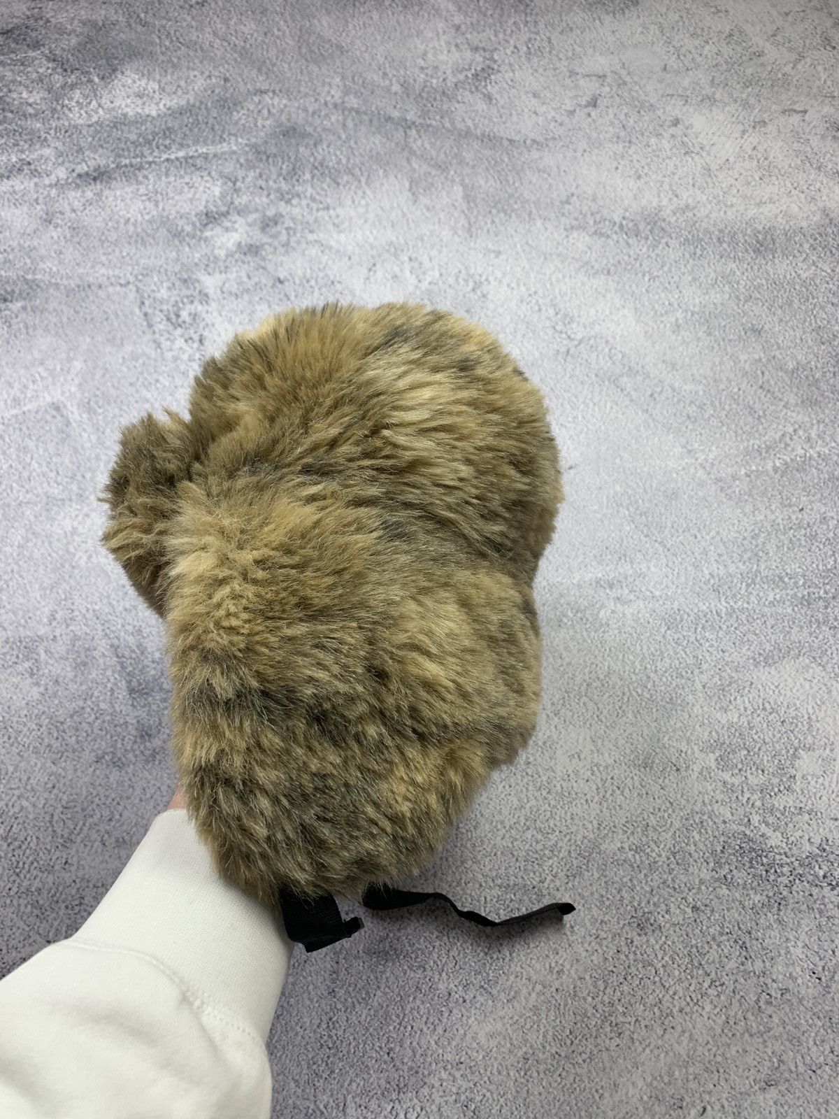 Japanese Brand Y2K Faux Fur Ushanka Brown Furry Trapper Hat Size ONE SIZE - 5 Thumbnail