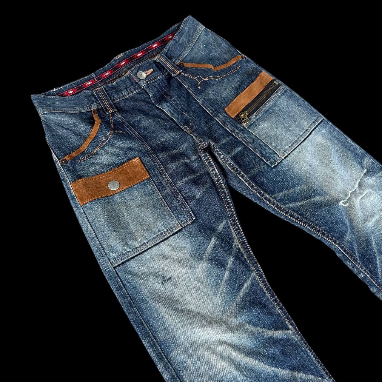 Edwin Archival Edwin Japan Distressed Exc.Vintage XU Multi-Pocket Size US 32 / EU 48 - 7 Thumbnail